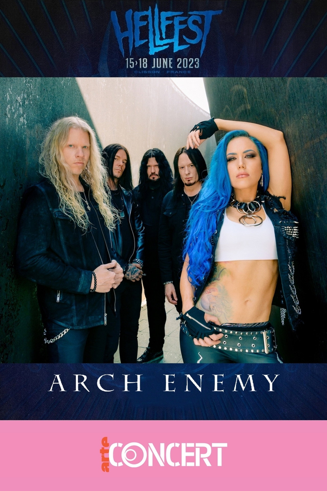 Arch Enemy - Hellfest 2023 filmaffisch