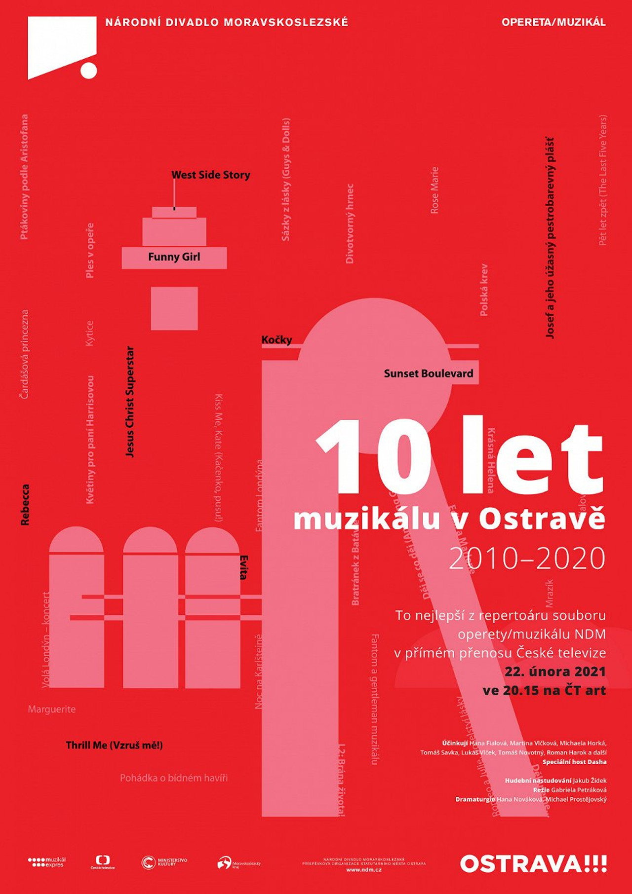 10 let muzikálu v Ostravě filmaffisch