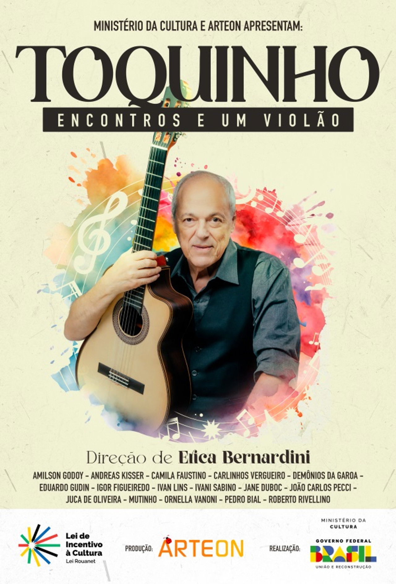 Toquinho: Encontros e um Violão Backdrop