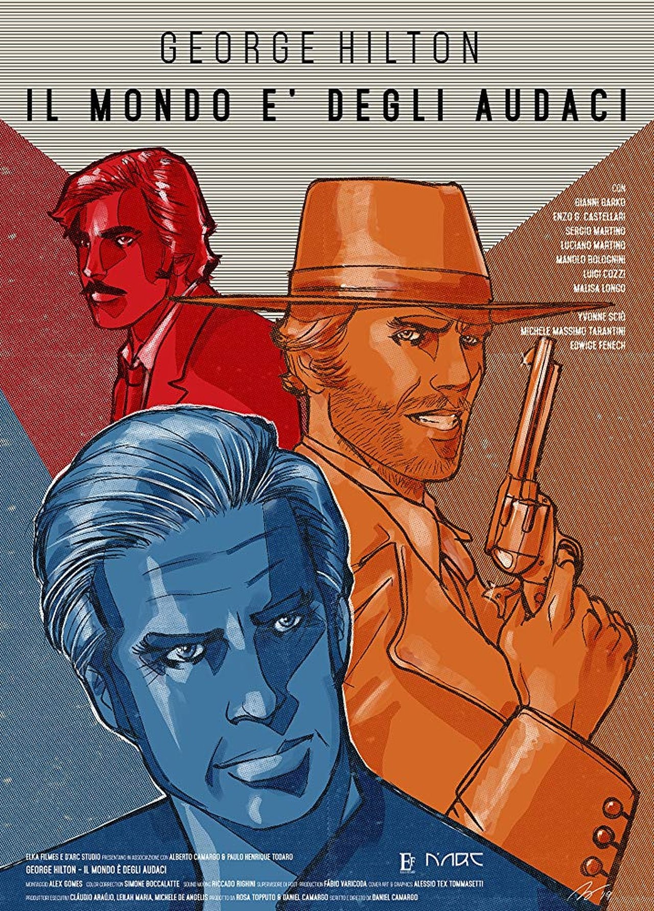 George Hilton - The World Belongs to the Daring Backdrop