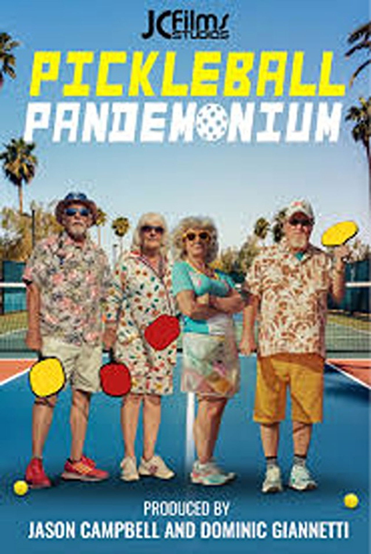 Pickleball Pandemonium Backdrop