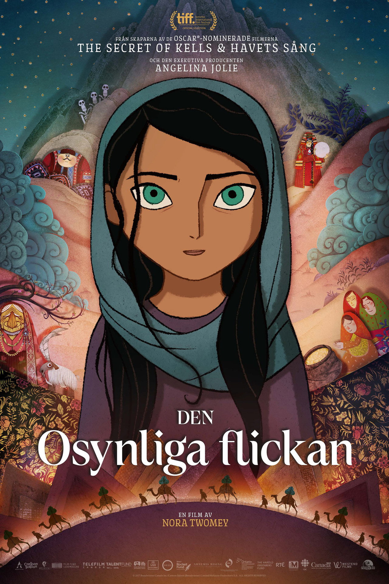 Den osynliga flickan filmaffisch