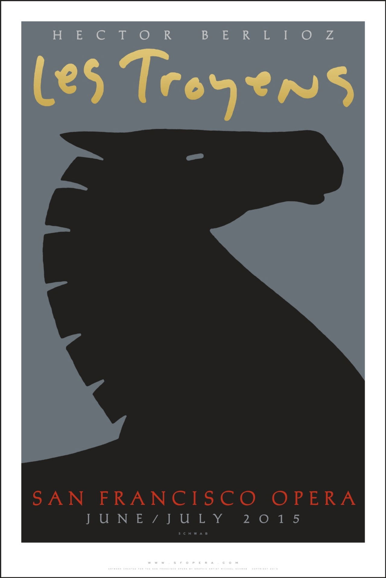 Les Troyens - San Francisco Opera Backdrop