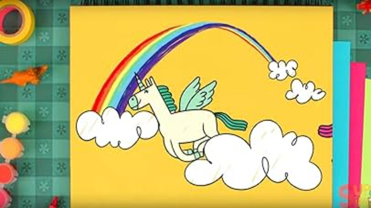 Super Simple Draw - Season 1 Episode 29 : How To Draw A Unicorn
