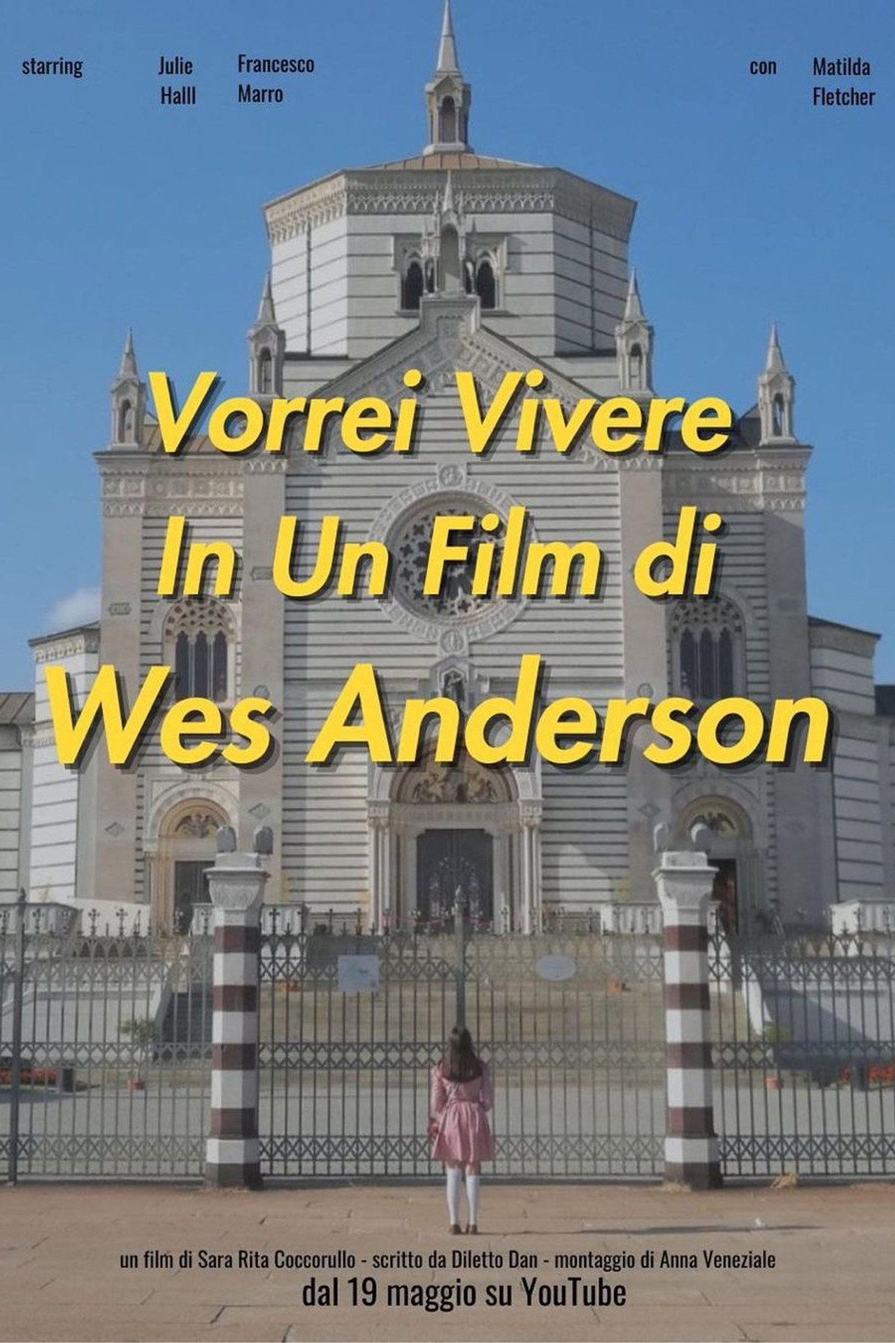 Vorrei Vivere In Un Film di Wes Anderson Backdrop