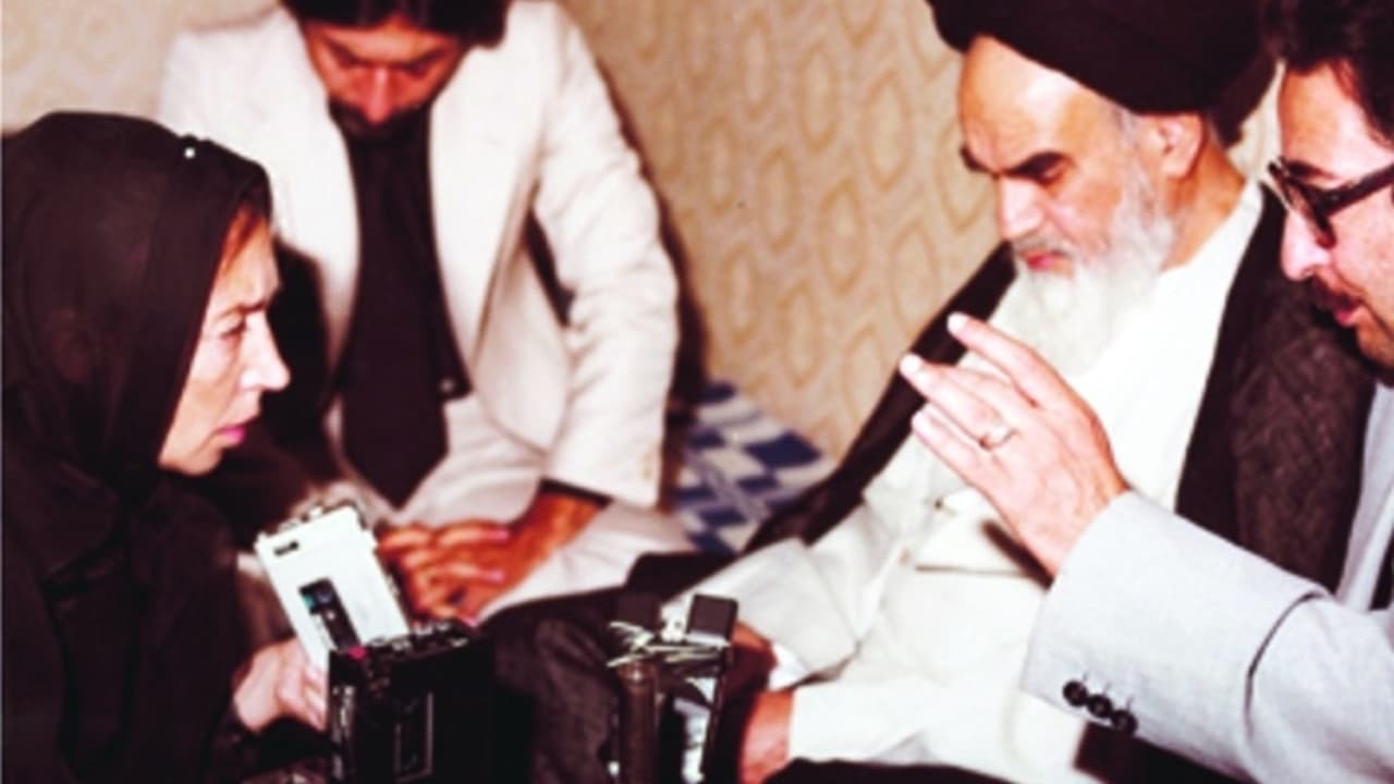 Scen från Oriana Fallaci intervista Ayatollah Khomeini