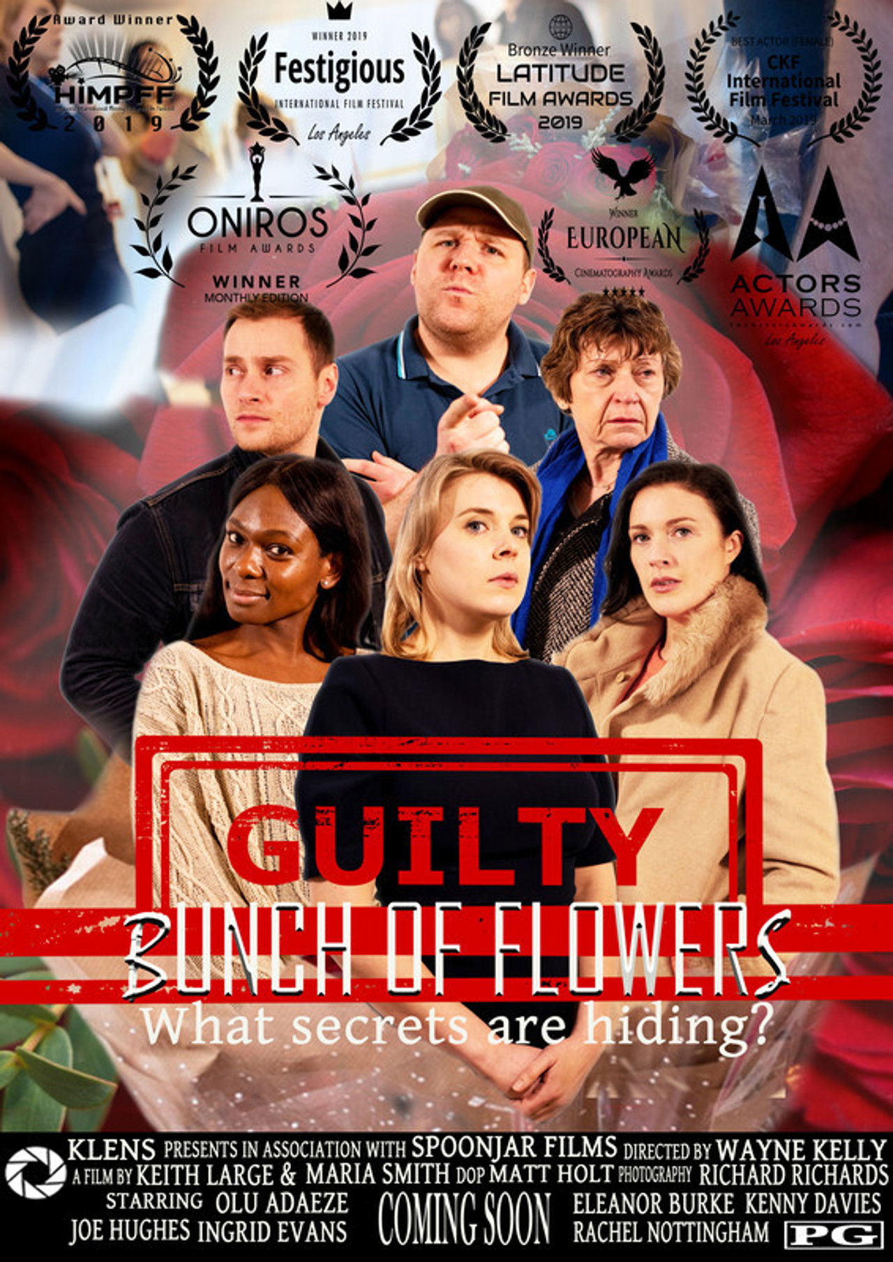 Guilty Bunch Of Flowers Backdrop