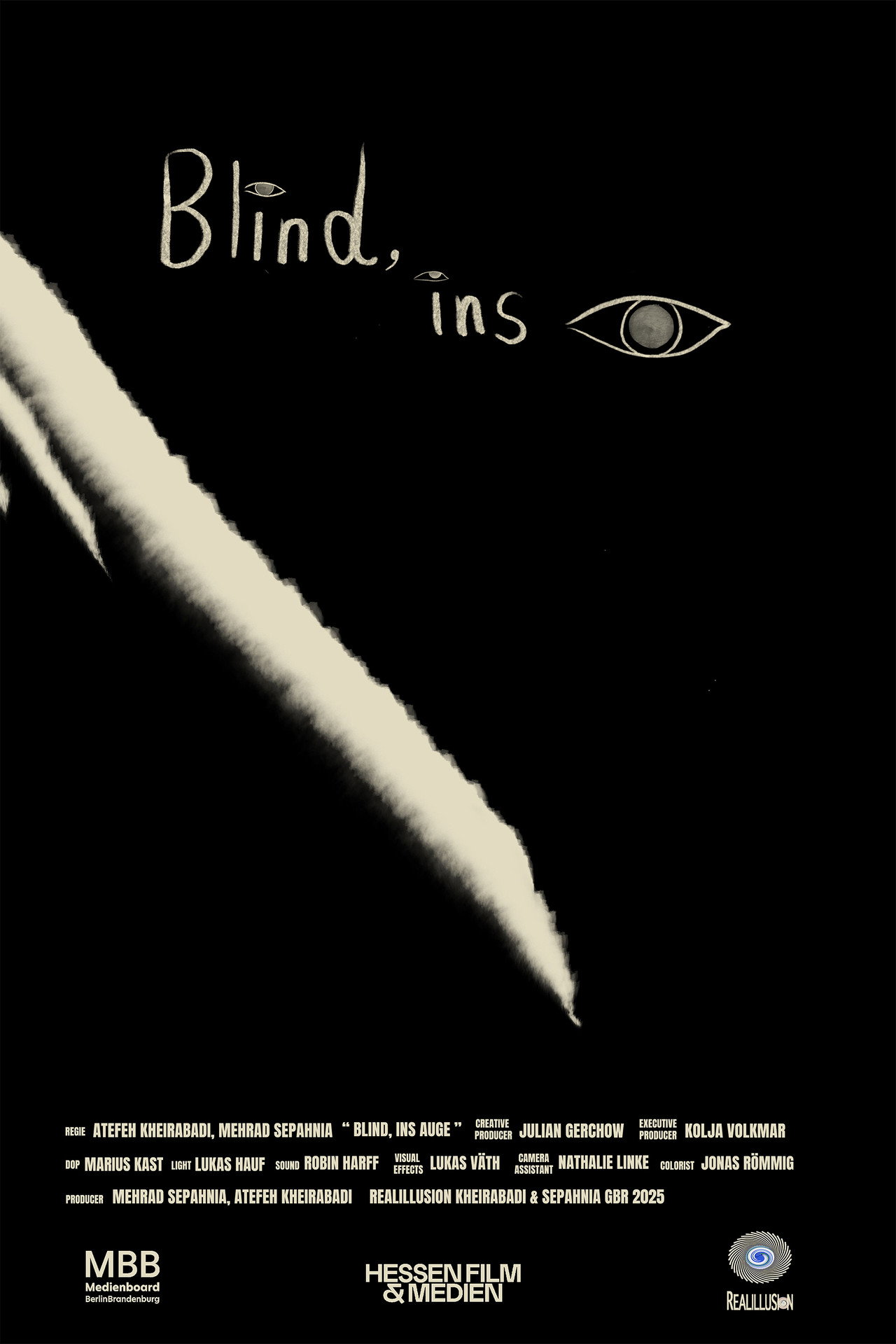 Blind, ins Auge filmaffisch