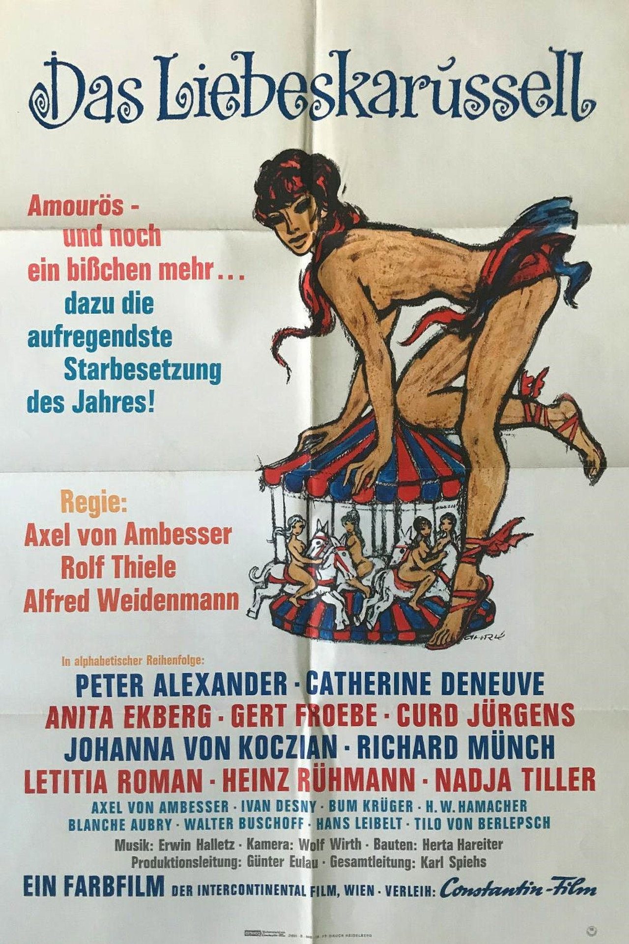 Das Liebeskarussell filmaffisch