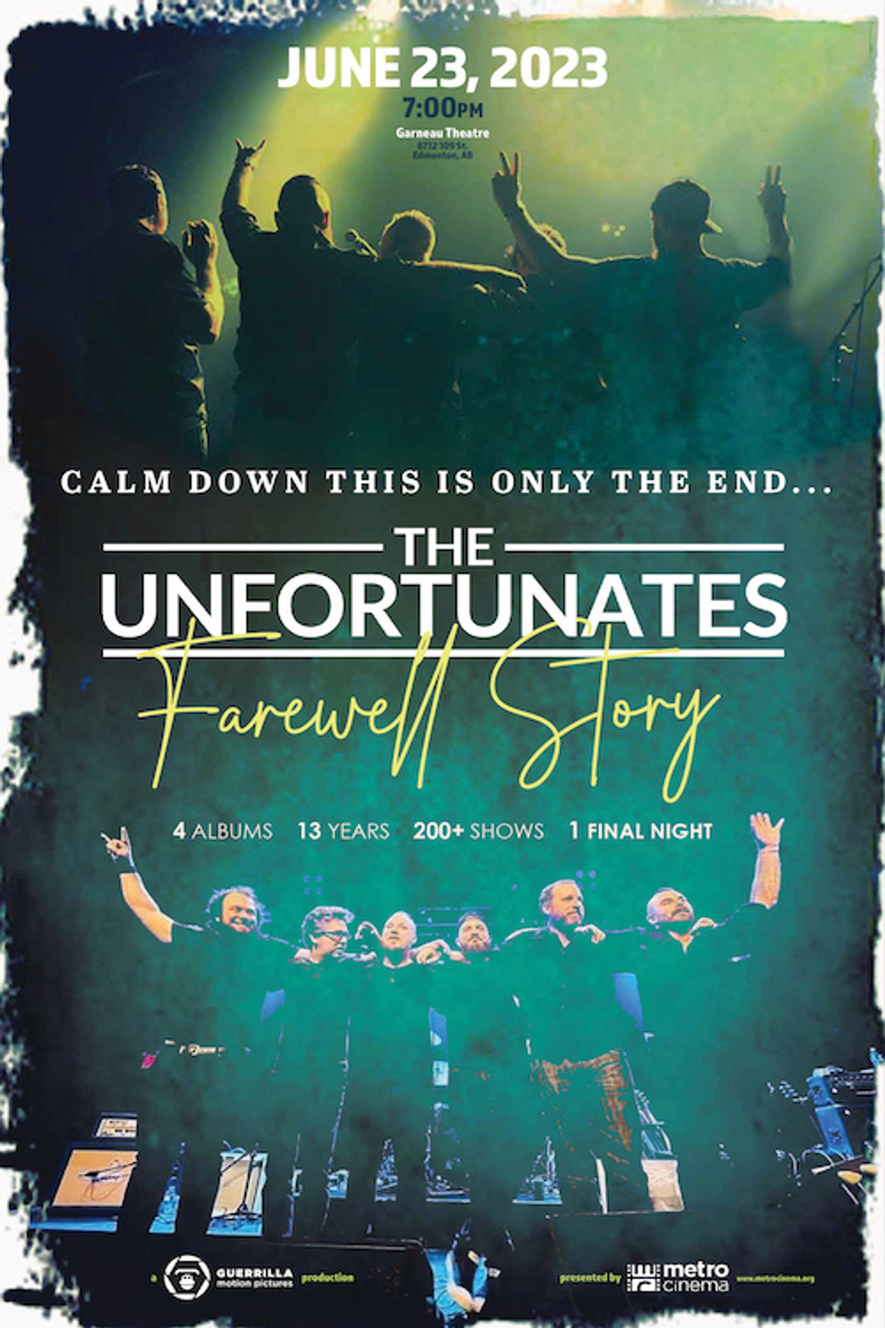 Calm Down This is Only the End: The Unfortunates Farewell Story filmaffisch