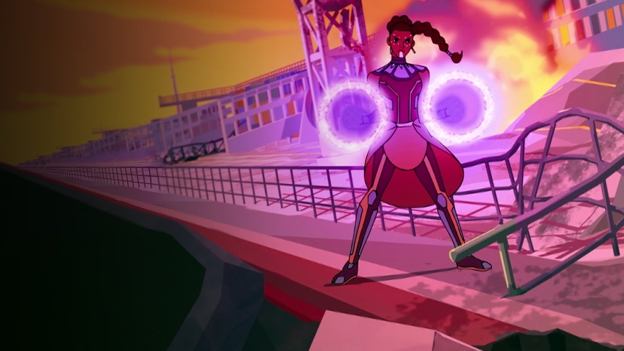 Scen från Marvel Rising: Operation Shuri