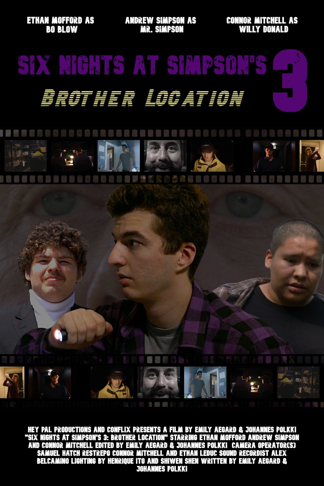 Six Nights at Simpson's 3: Brother Location poster