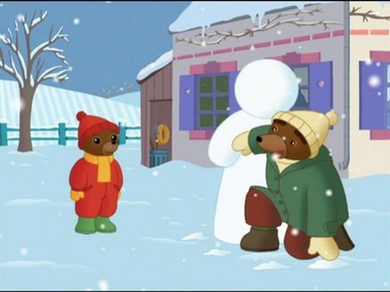 Les Aventures de Petit Ours Brun — Petit Ours Brun fait un bonhomme de neige