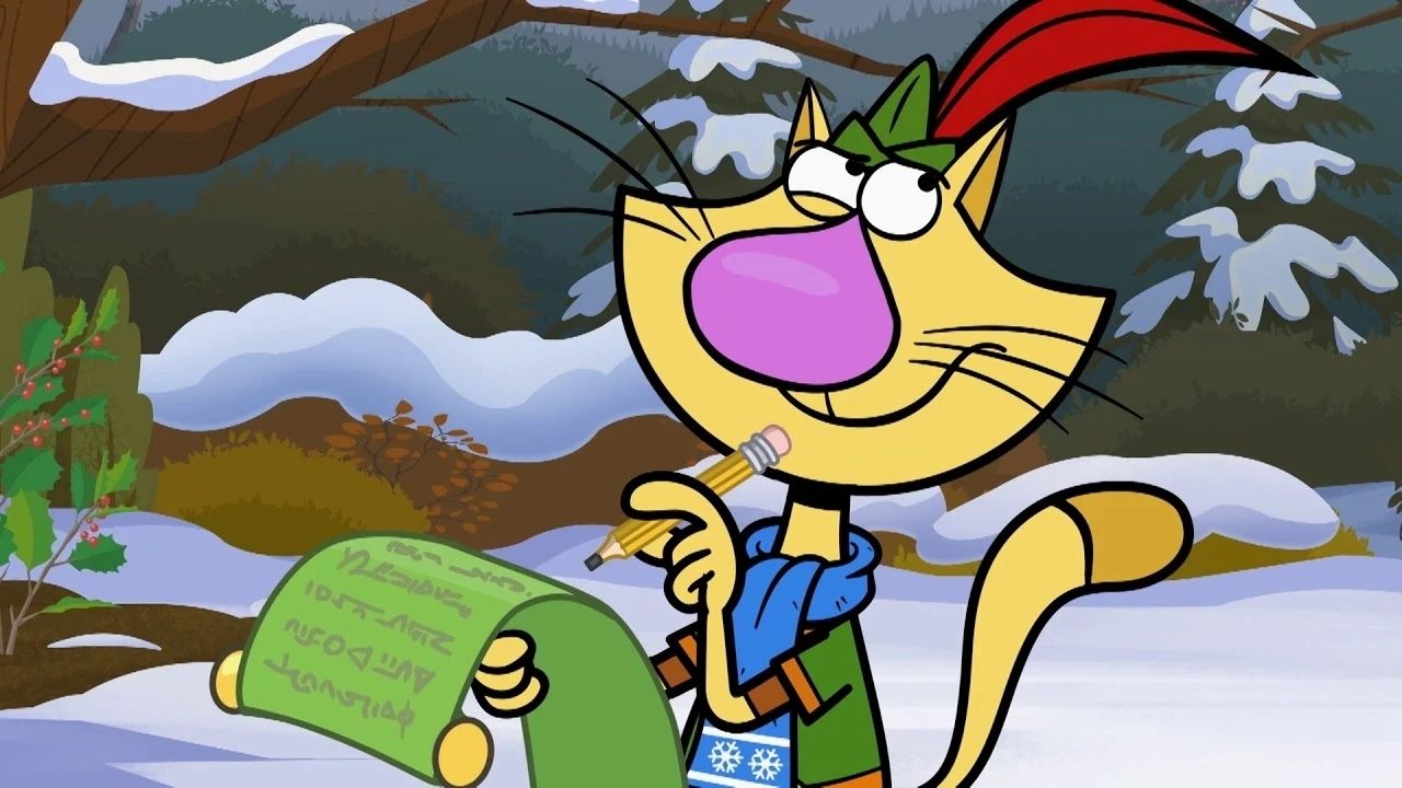 Nature Cat: A Nature Carol background