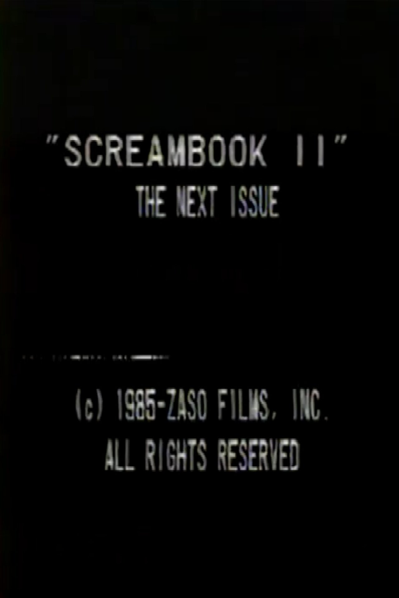 Screambook II