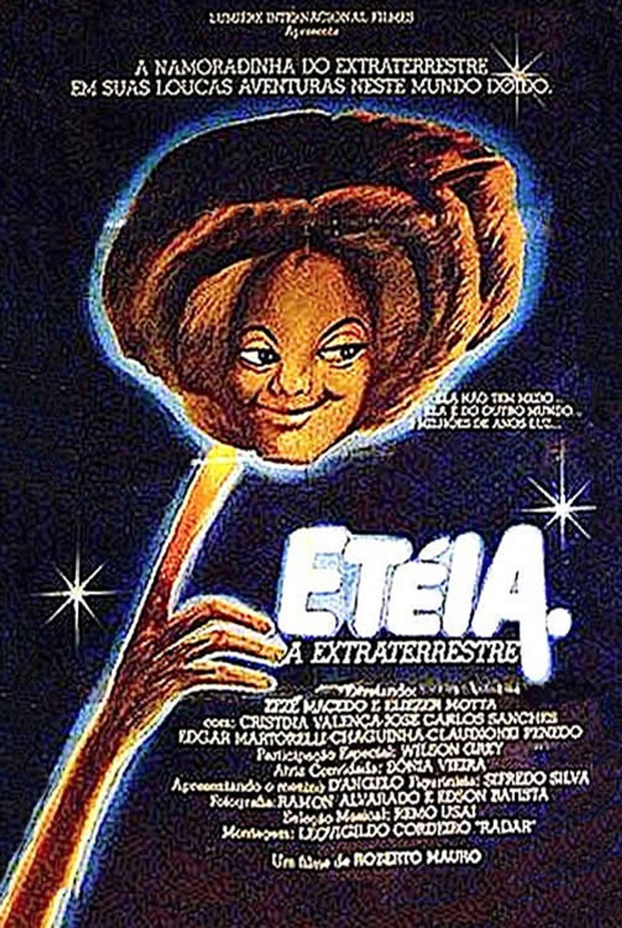 Etéia, a Extraterrestre em Sua Aventura no Rio Backdrop