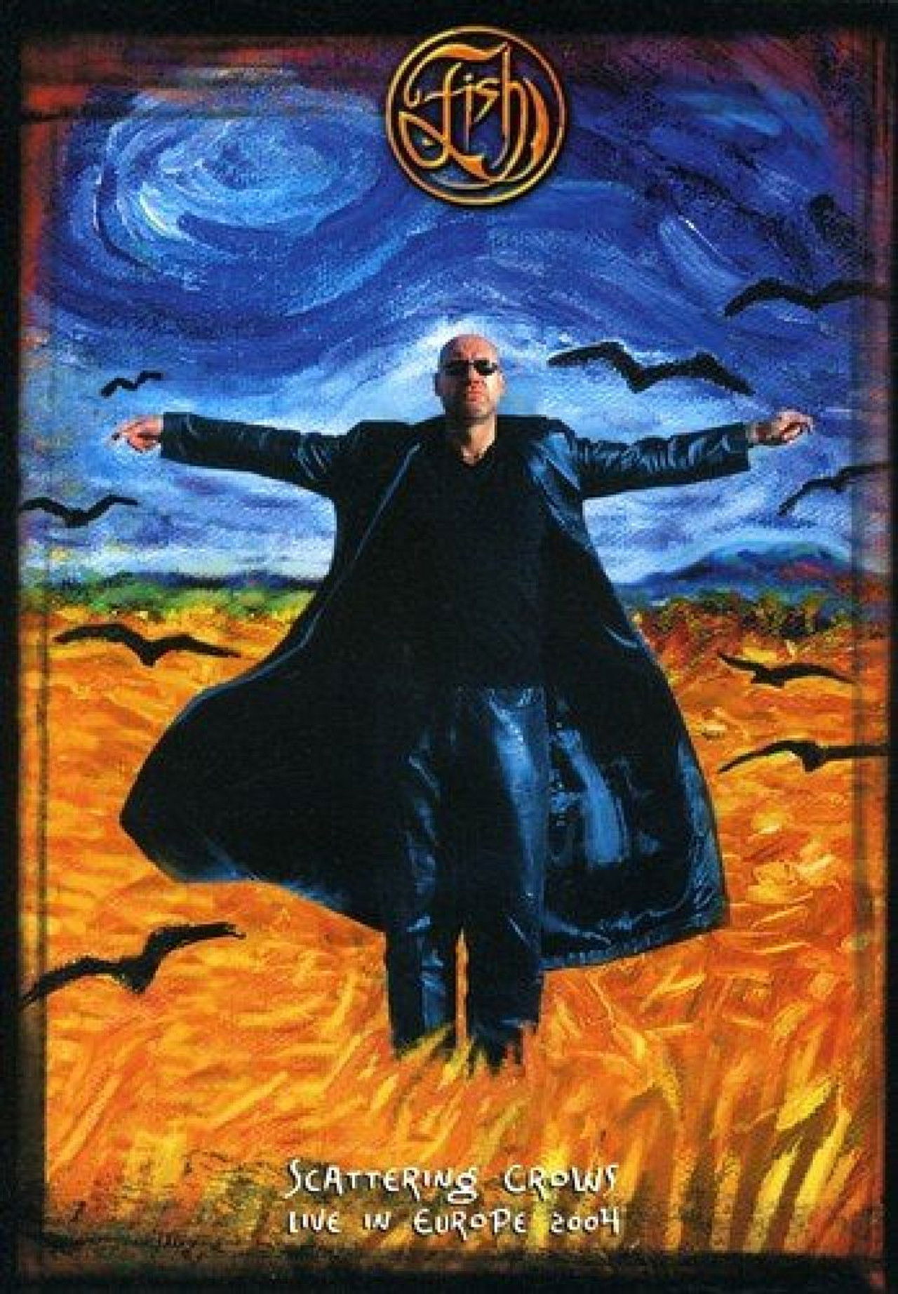 Fish - Scattering Crows live in Europe Backdrop