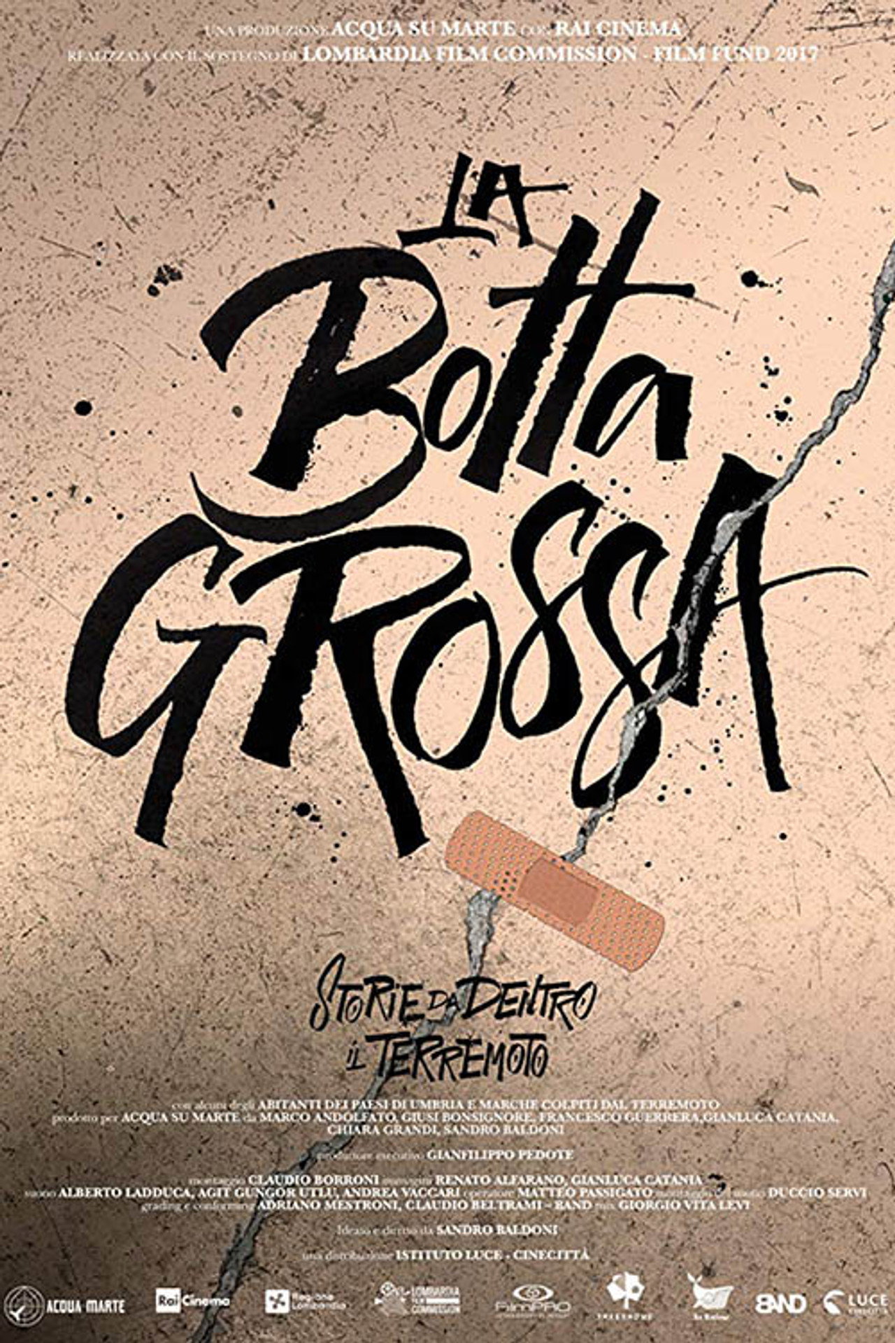 La botta grossa - Storie da dietro il terremoto filmaffisch