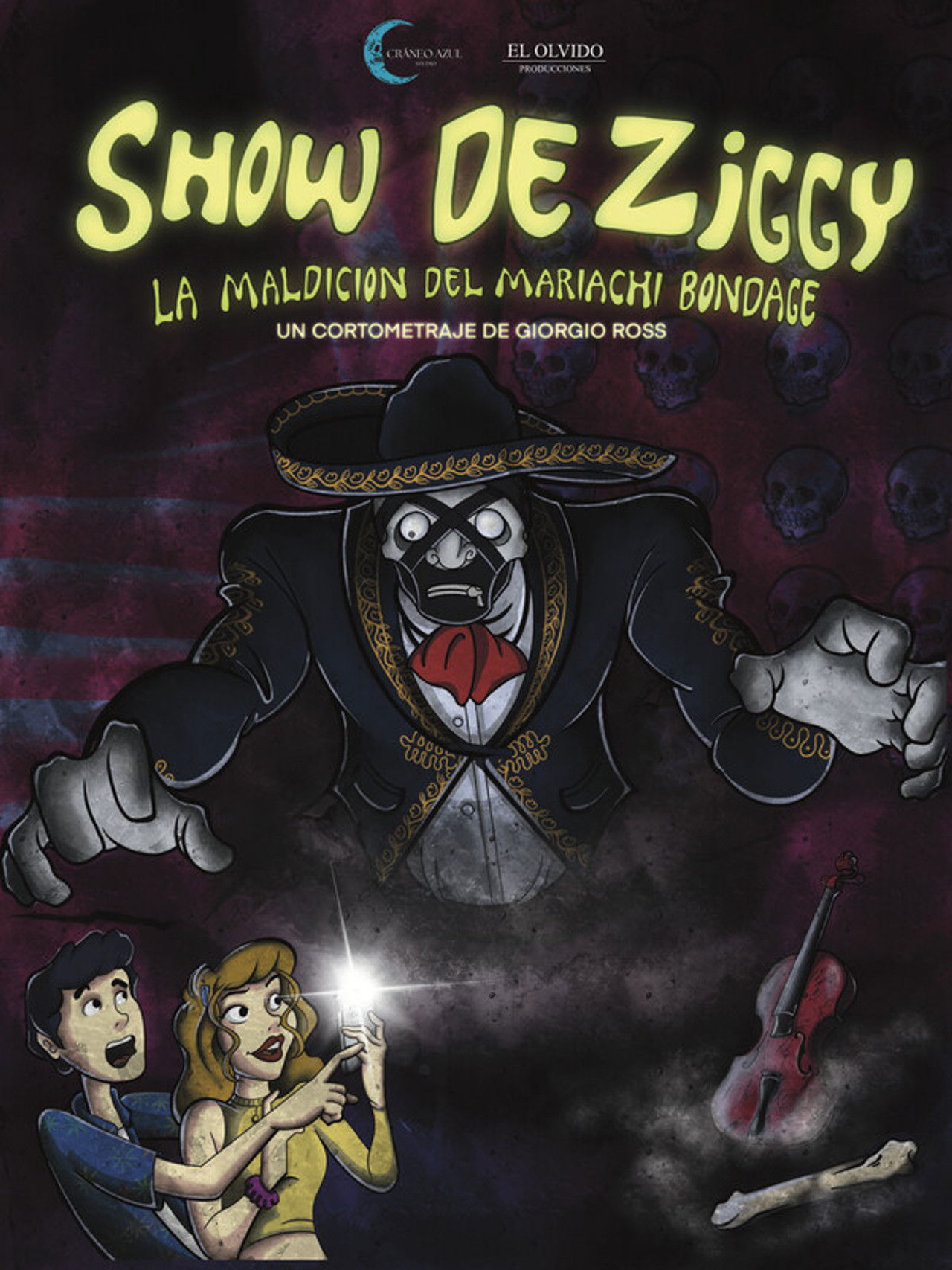 Ziggy's Show: The Curse of Mariachi Bondage Backdrop