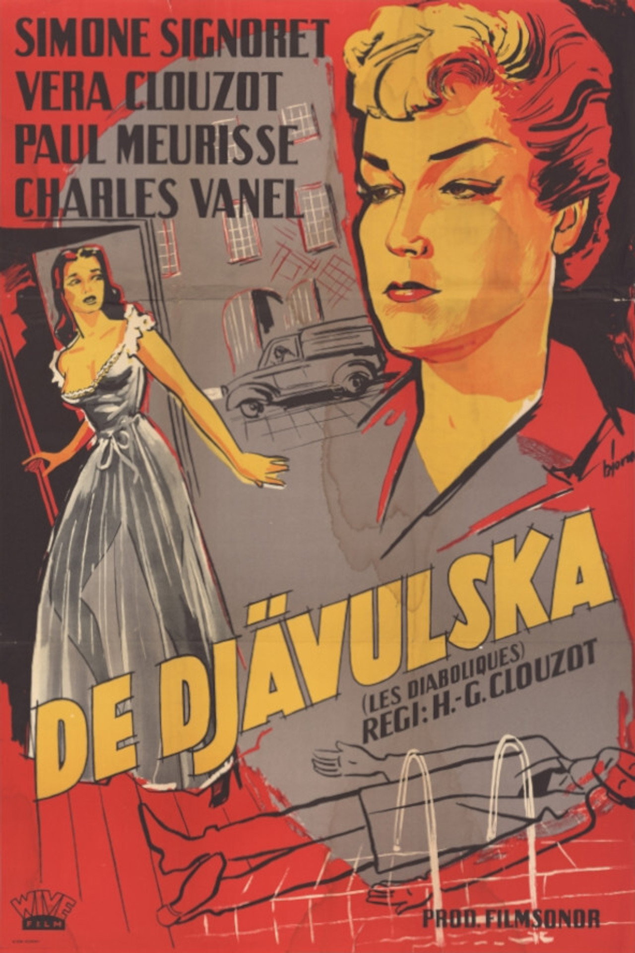 De djävulska filmaffisch