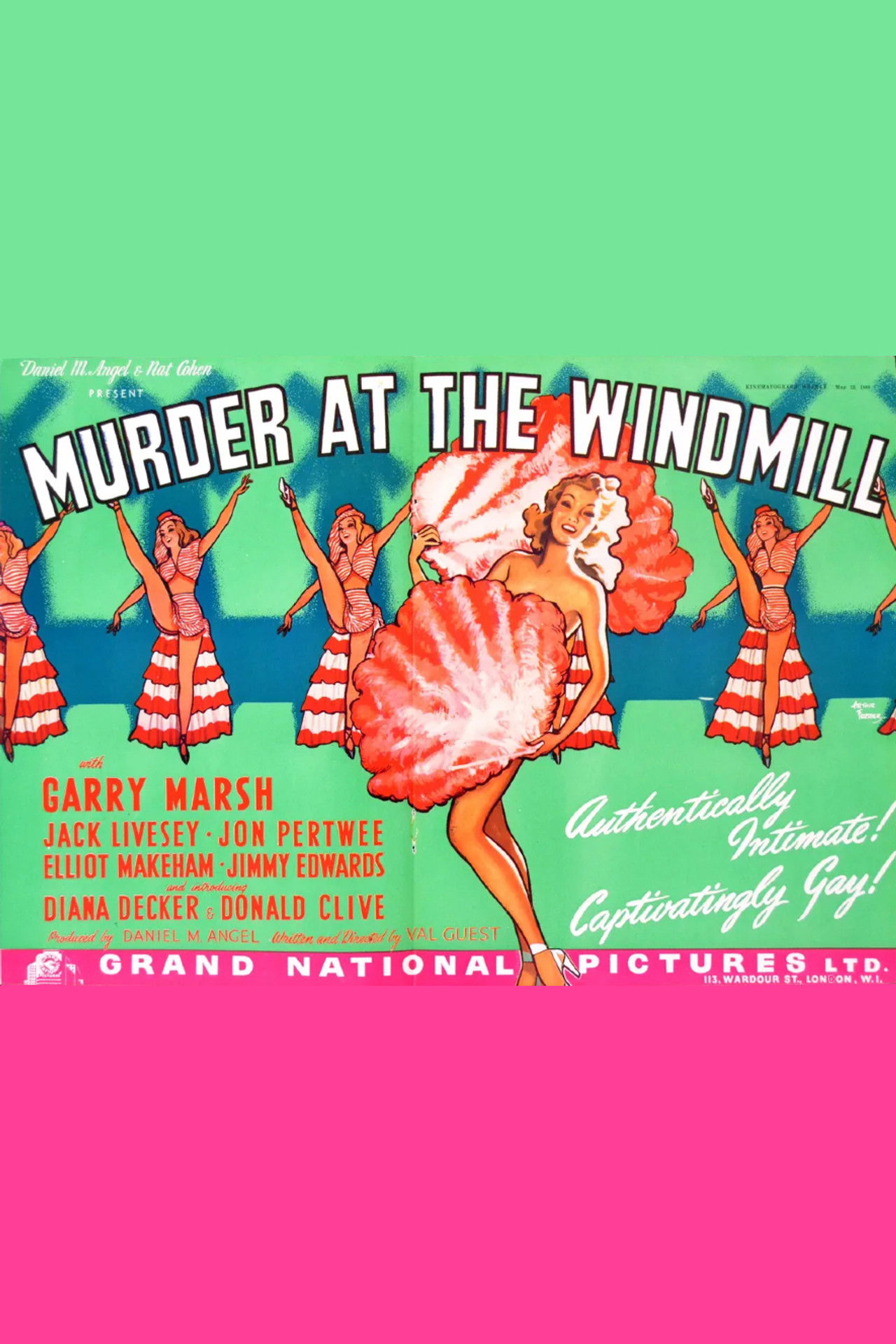 Murder at the Windmill Backdrop