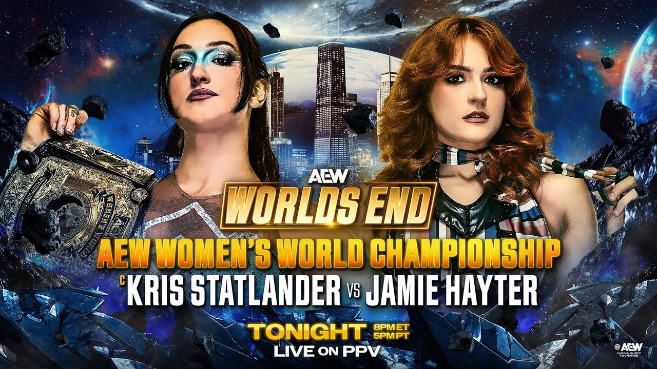 AEW Worlds End 2025 backdrop