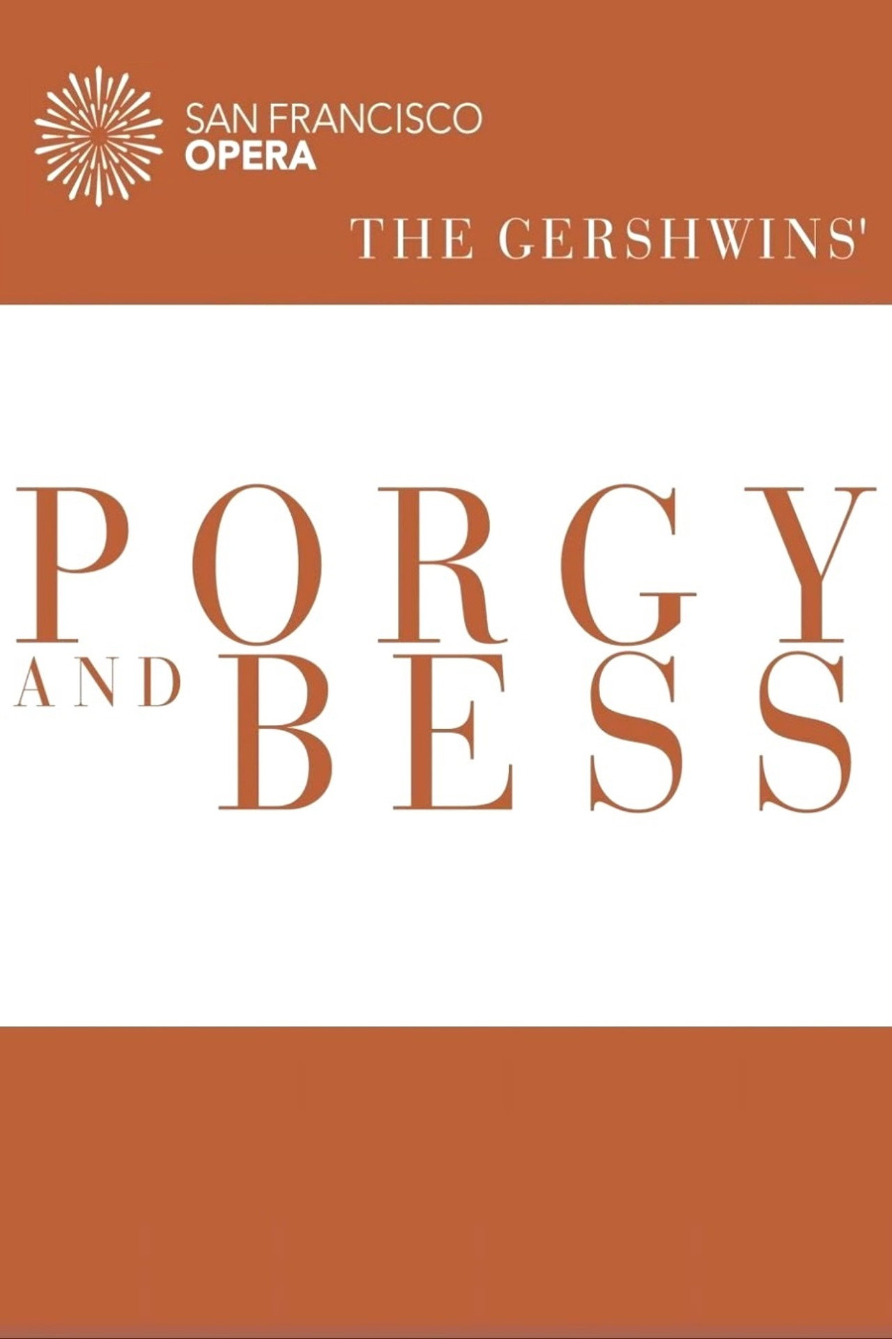 The Gershwins' Porgy and Bess filmaffisch