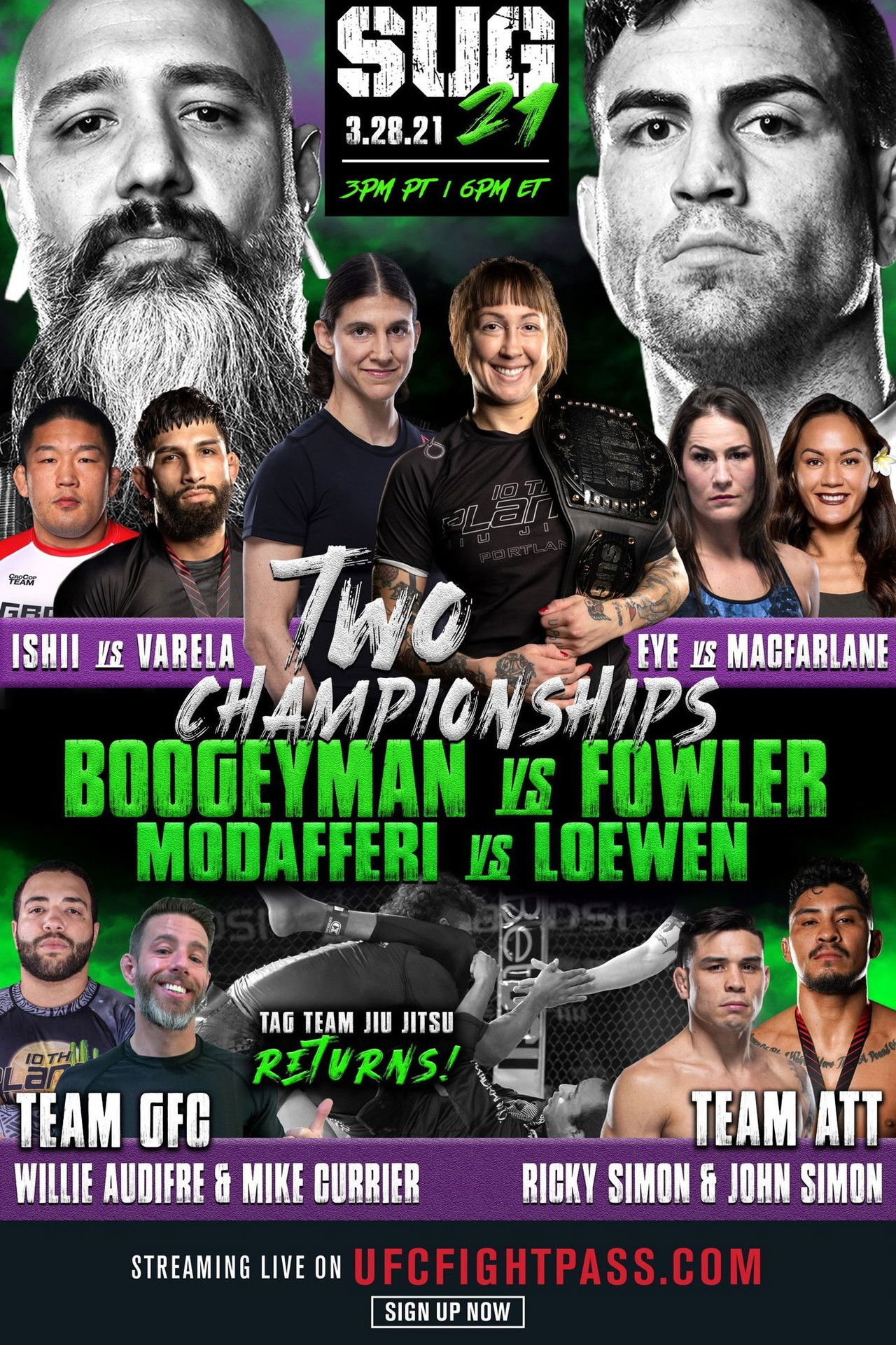 Submission Underground 21 Backdrop