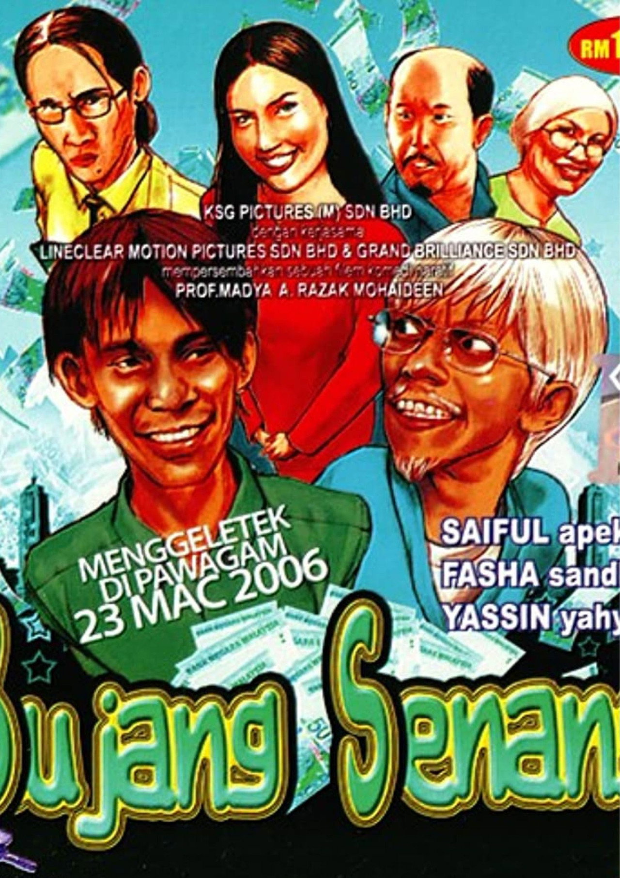 Bujang Senang Backdrop