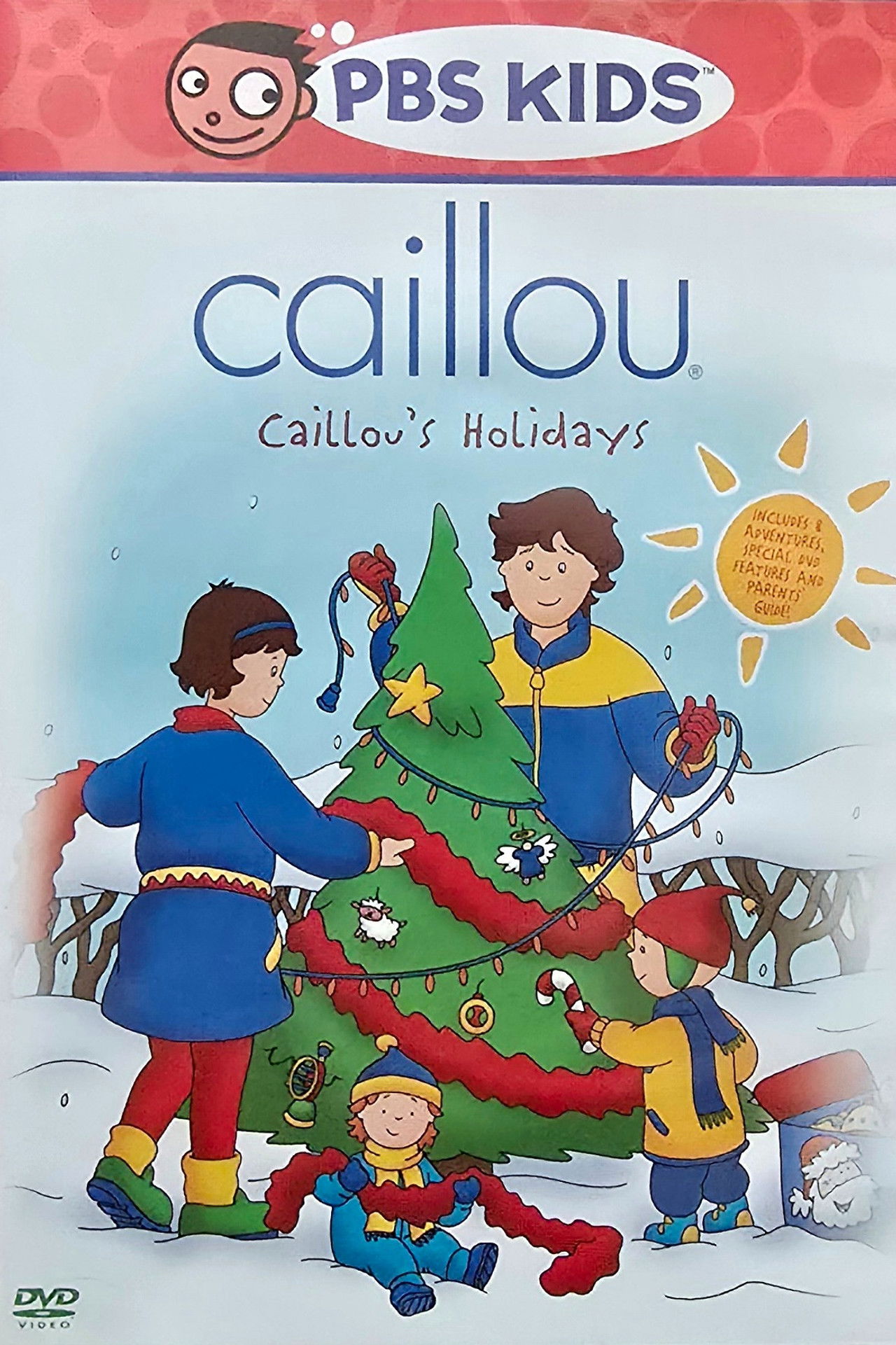 Caillou's Holidays Backdrop