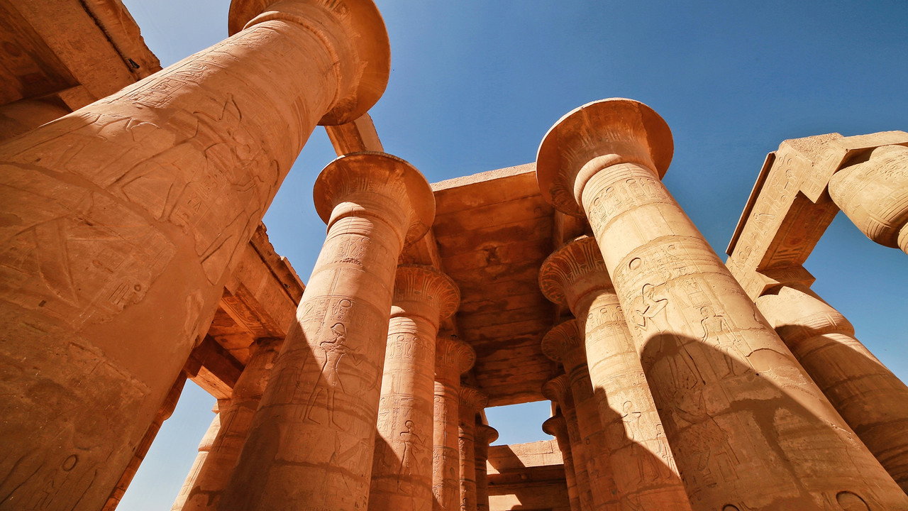 Egyptens förlorade stad bakgrundsbild
