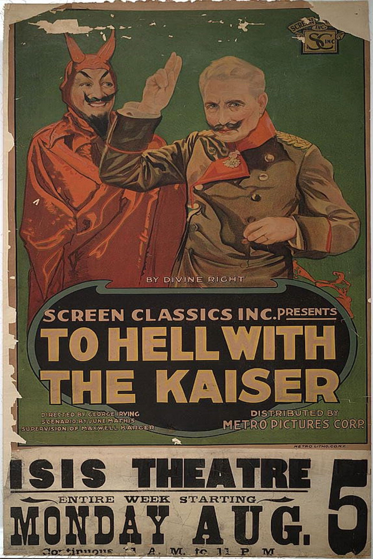 To Hell with the Kaiser! Backdrop