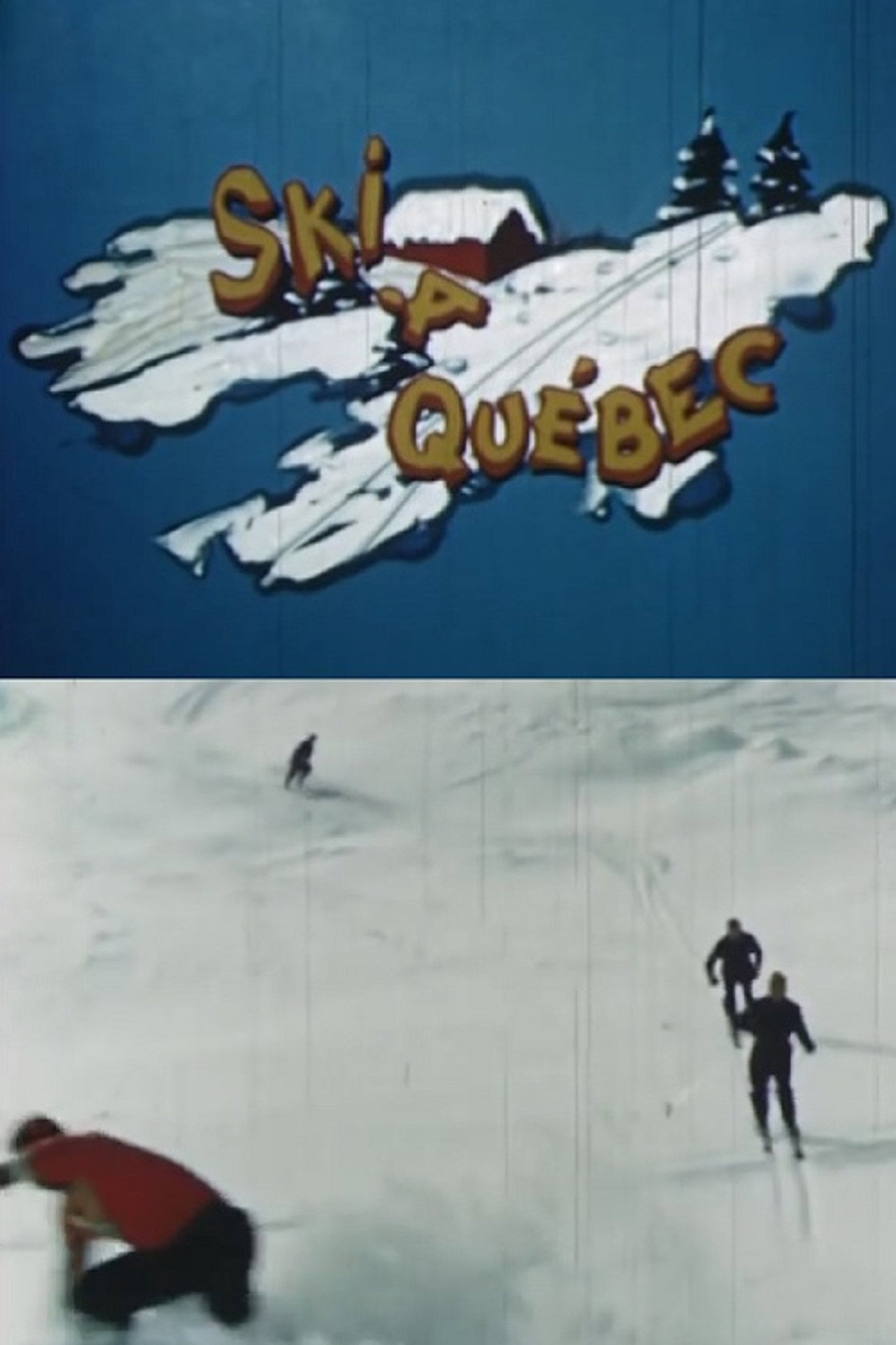 Skiing in Quebec Backdrop