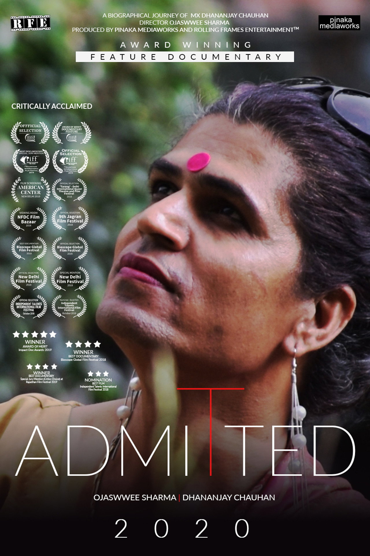 Admitted filmaffisch