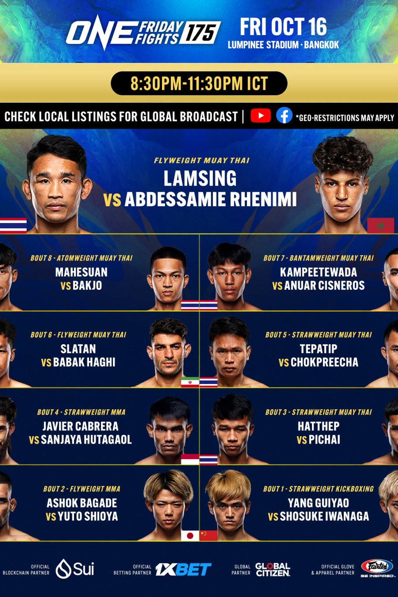 ONE Friday Fights 175: Lamsing vs. Rhenimi poster