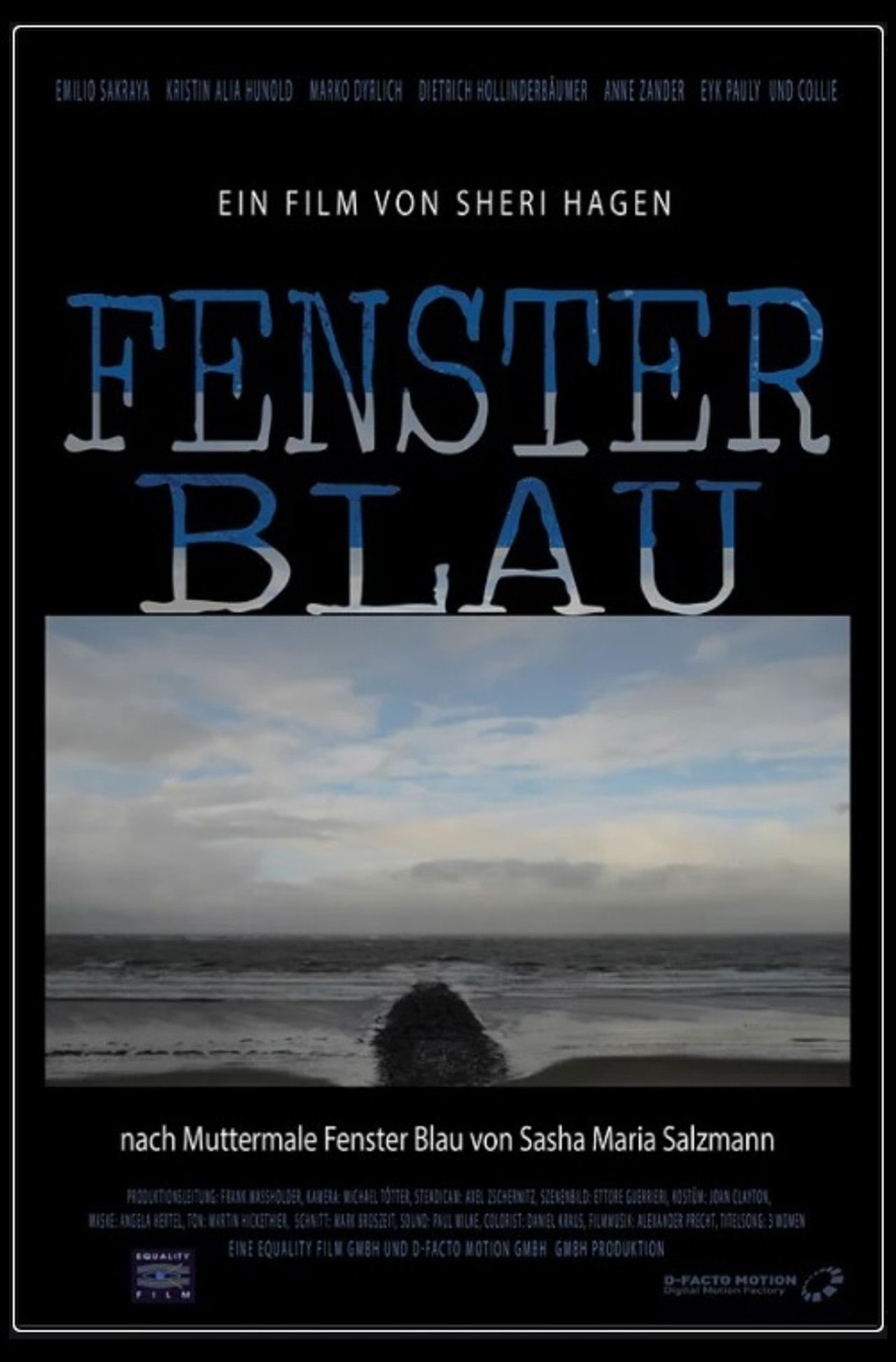 Fenster Blau Backdrop