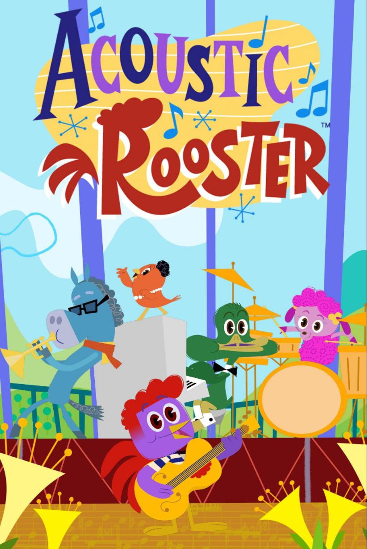 Acoustic Rooster and His Barnyard Band filmaffisch