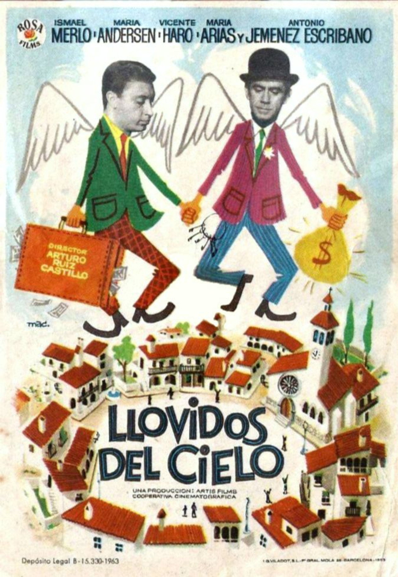 Llovidos del cielo filmaffisch