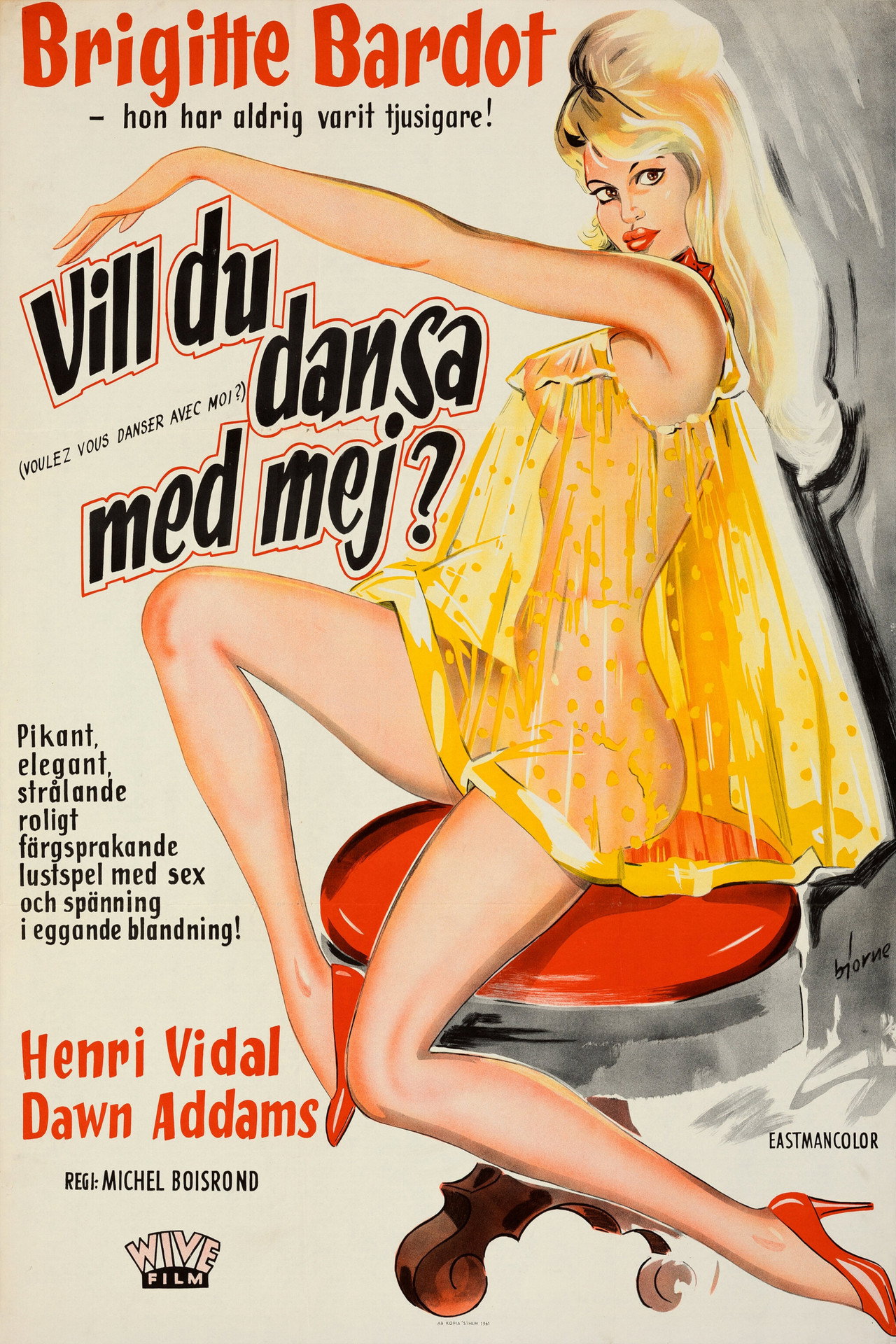 Vill du dansa med mej filmaffisch