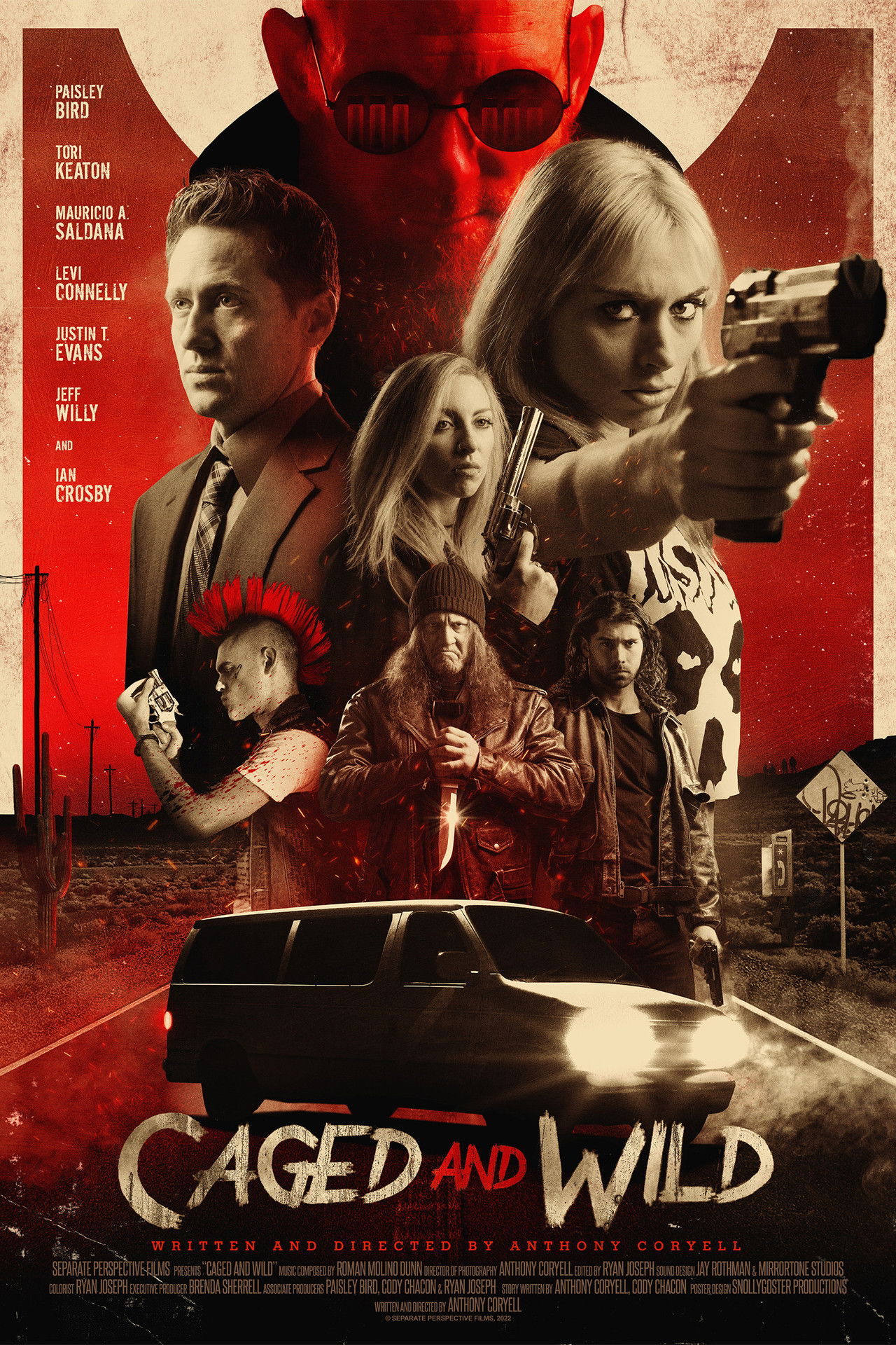 Caged and Wild Backdrop