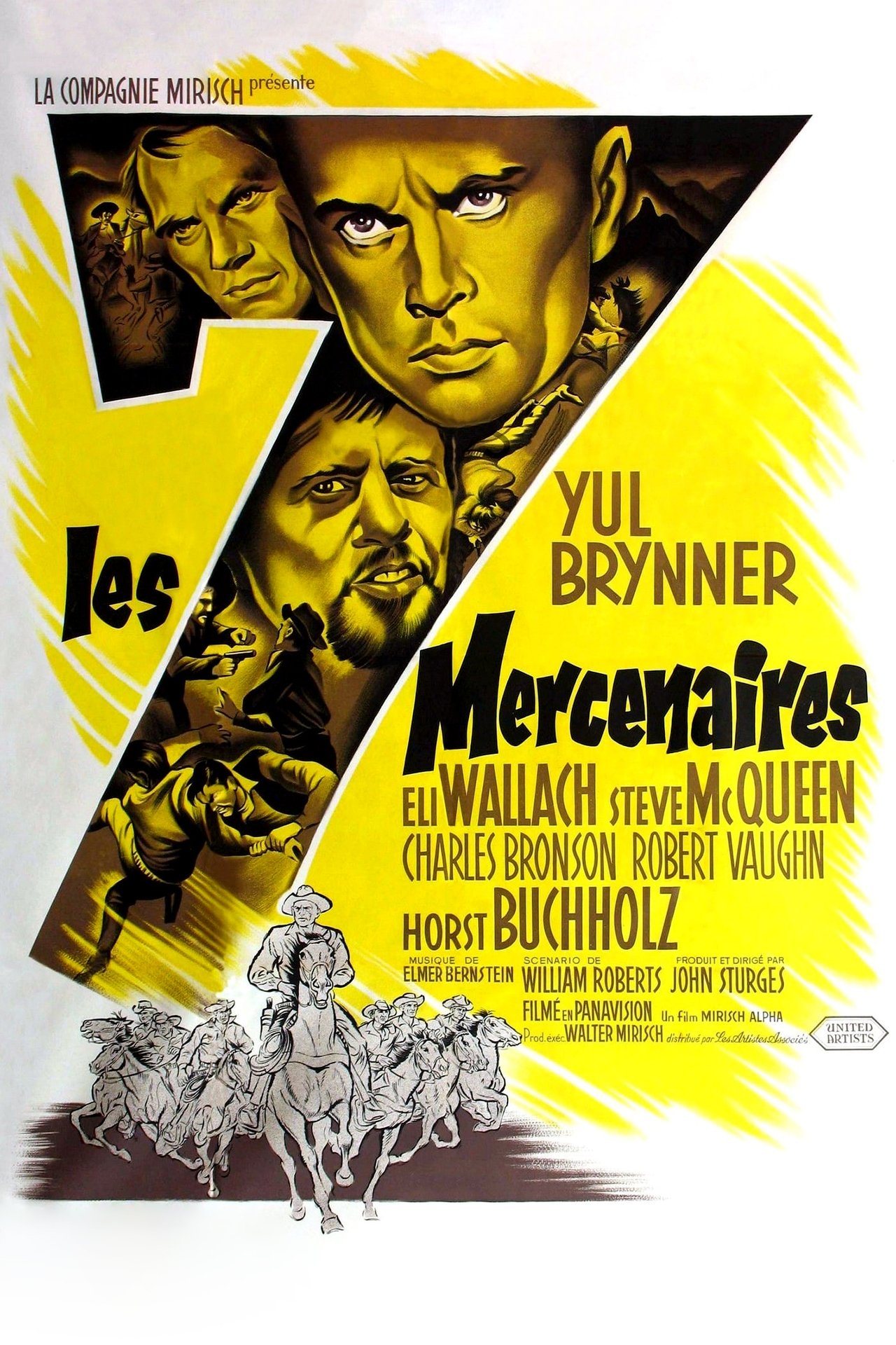 Les Sept Mercenaires poster