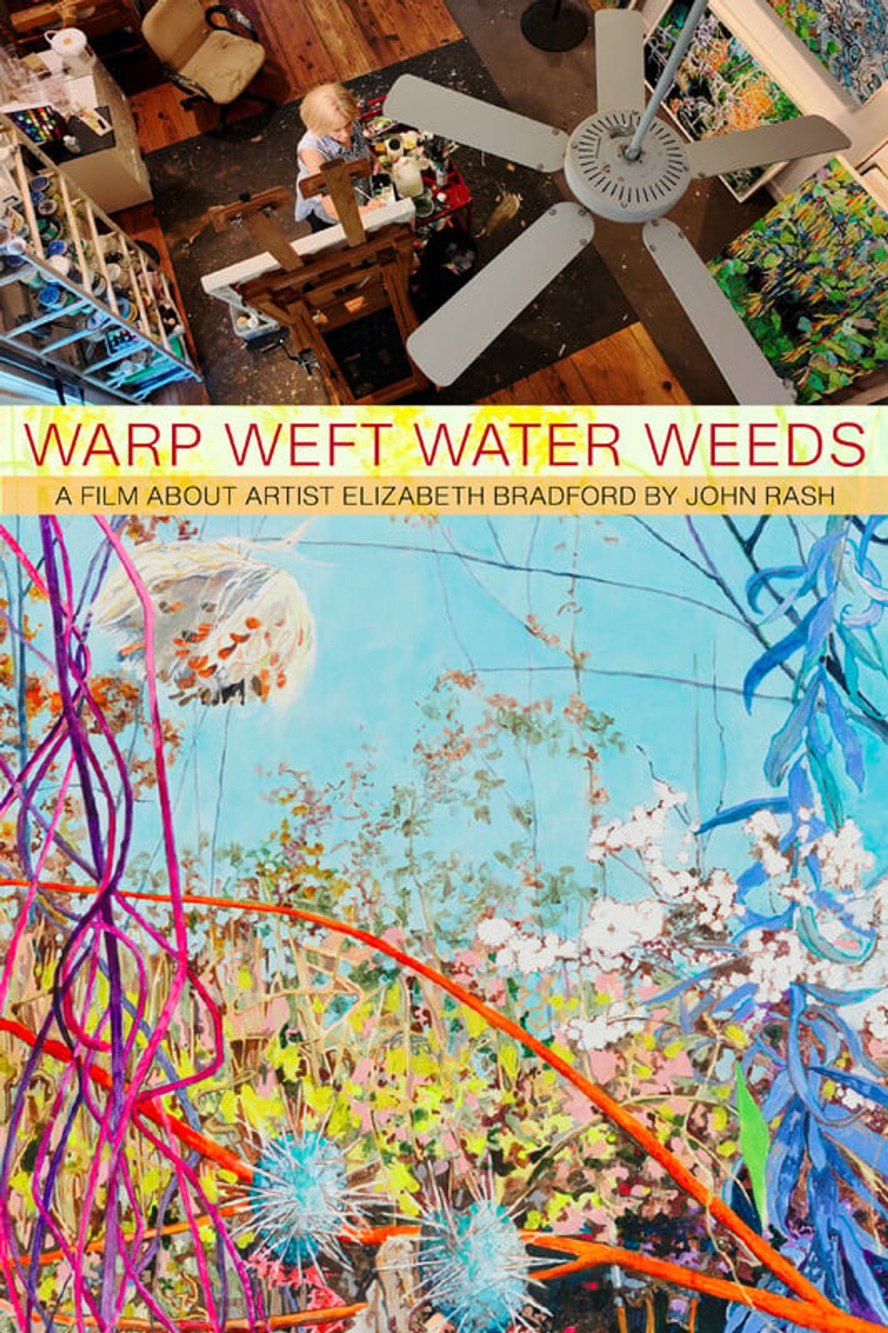 Warp Weft Water Weeds Backdrop