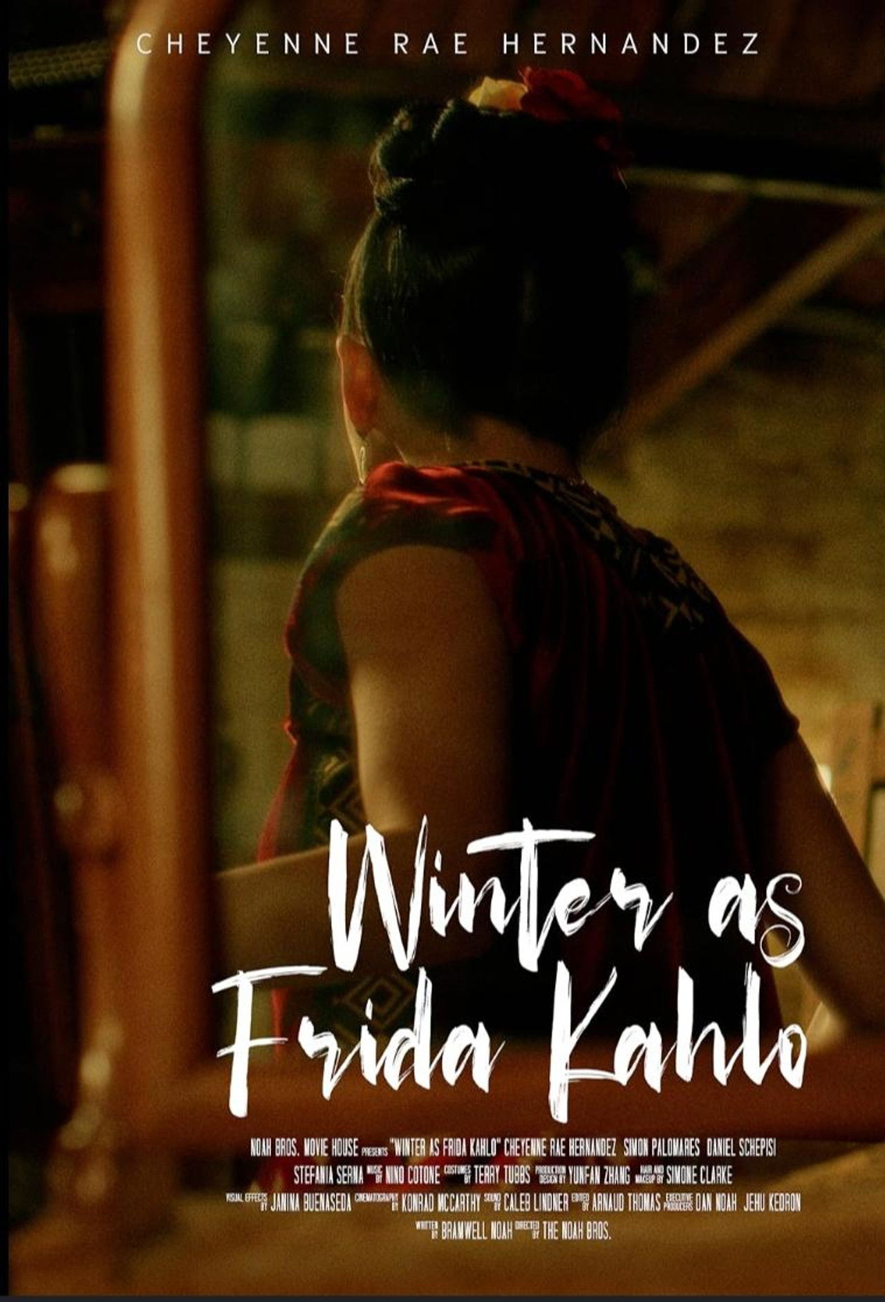 Winter as Frida Kahlo Backdrop