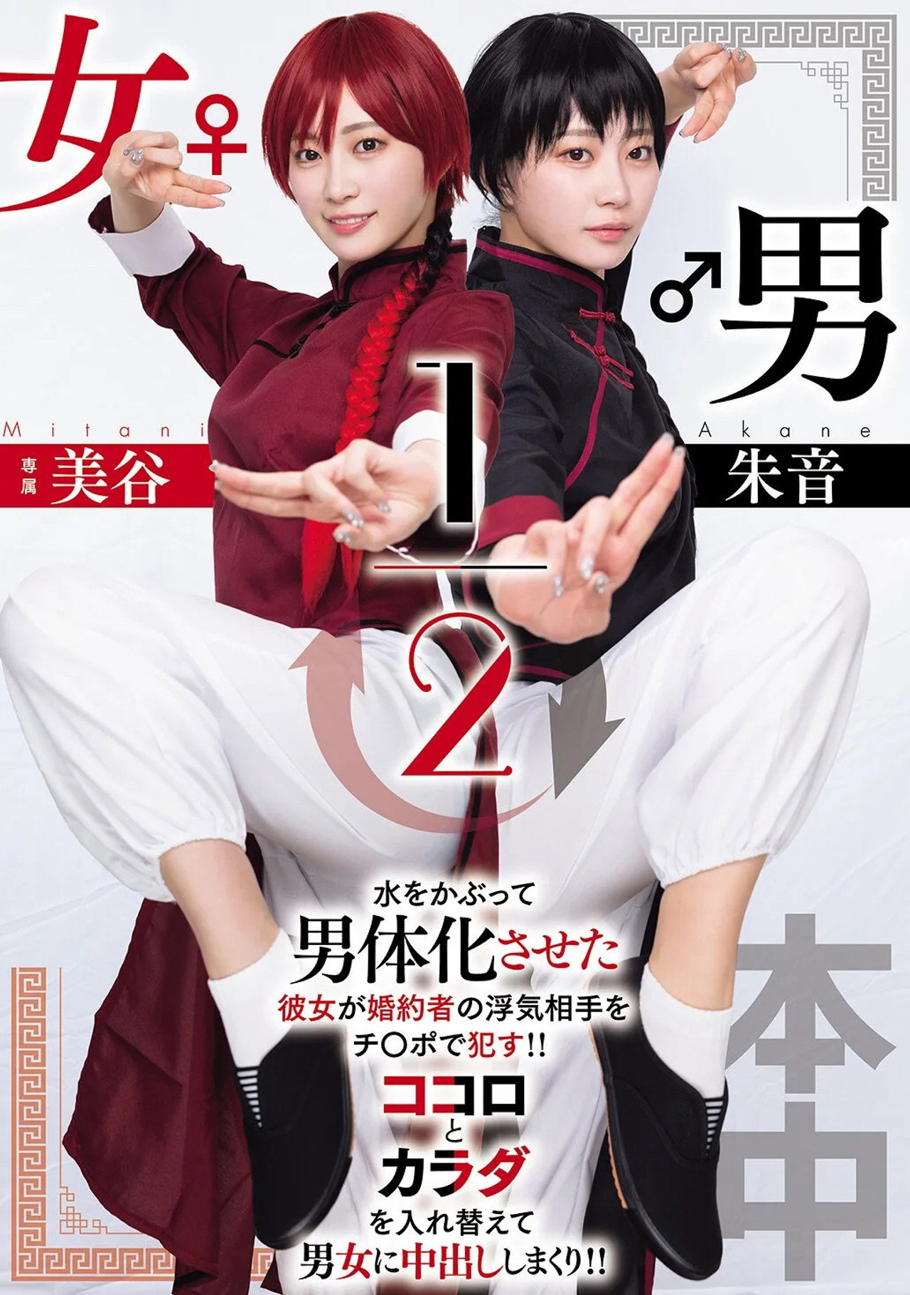 男女1/2 filmaffisch