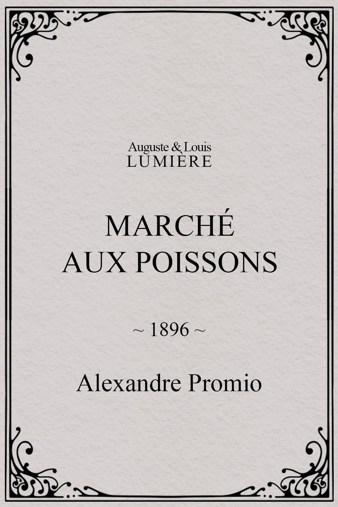 Marché aux poissons