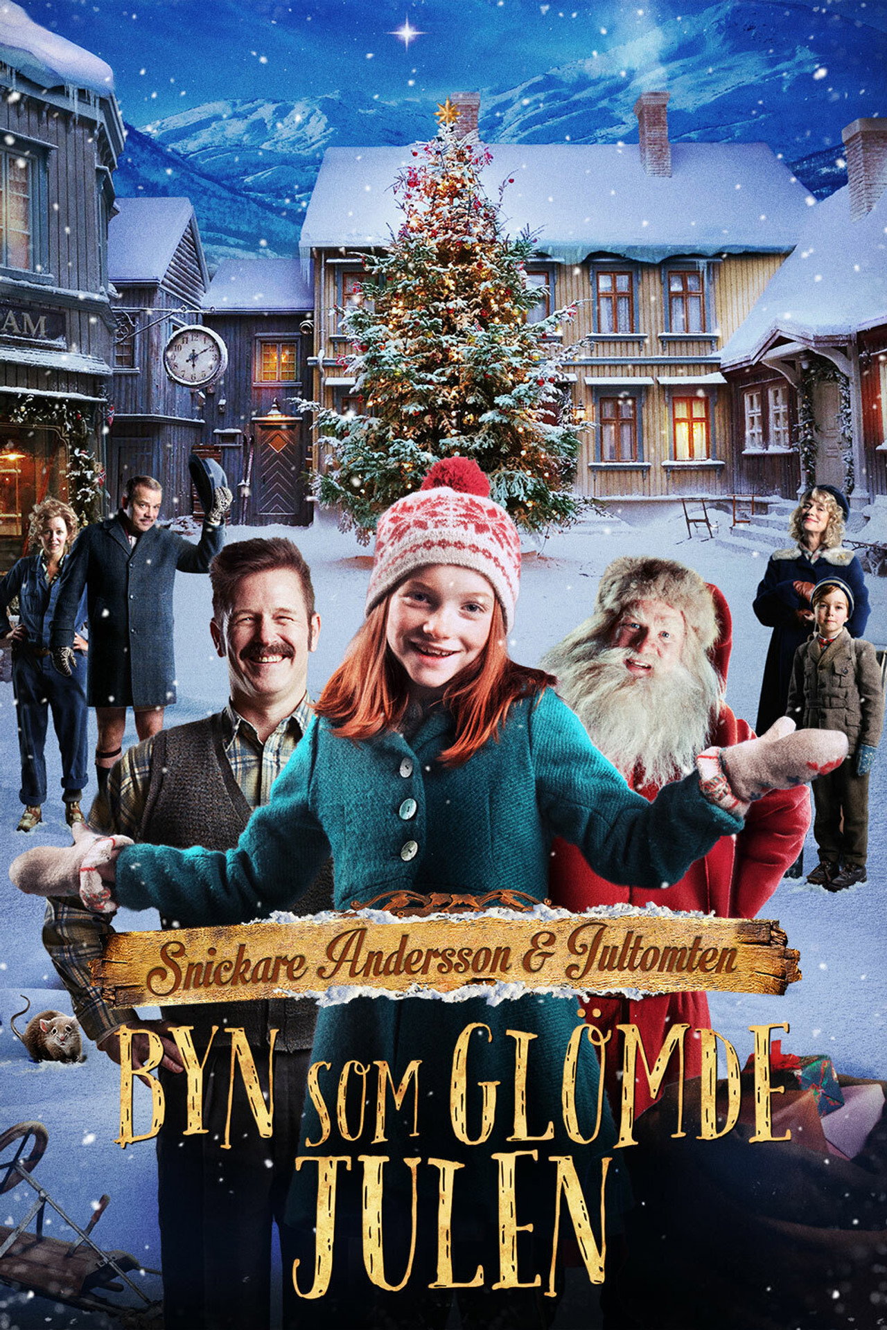 Snickare Andersson och Jultomten: Byn som glömde julen filmaffisch