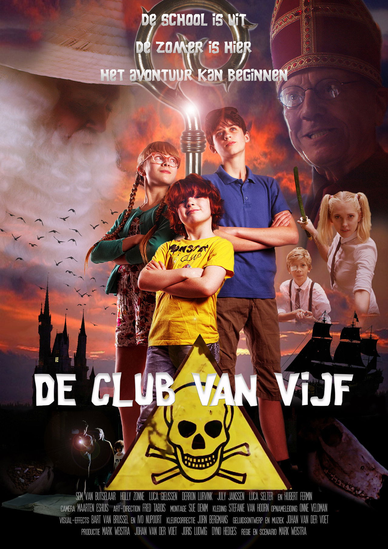 De Club van 5 Backdrop