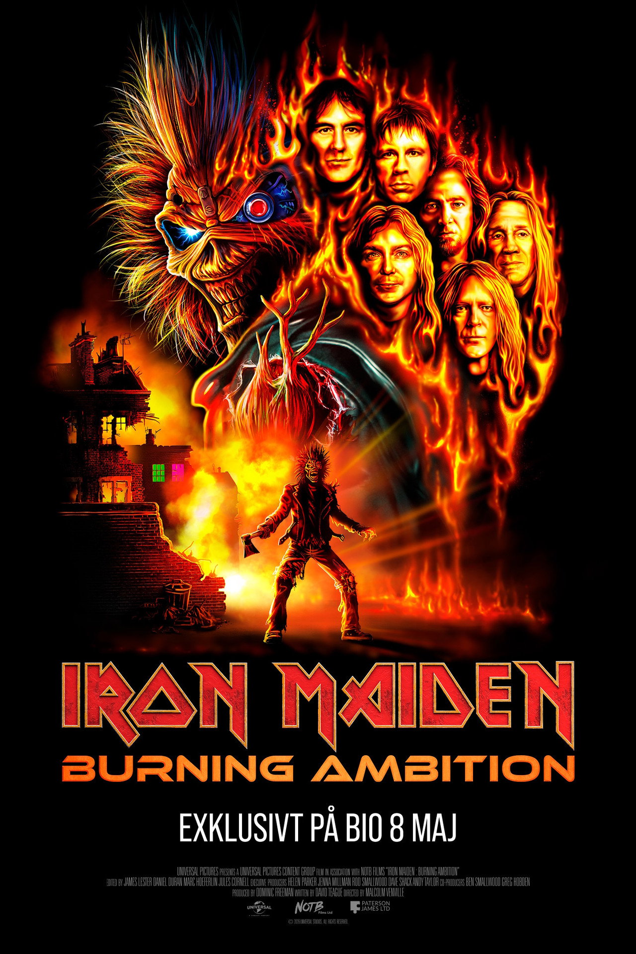 Iron Maiden: Burning Ambition filmaffisch