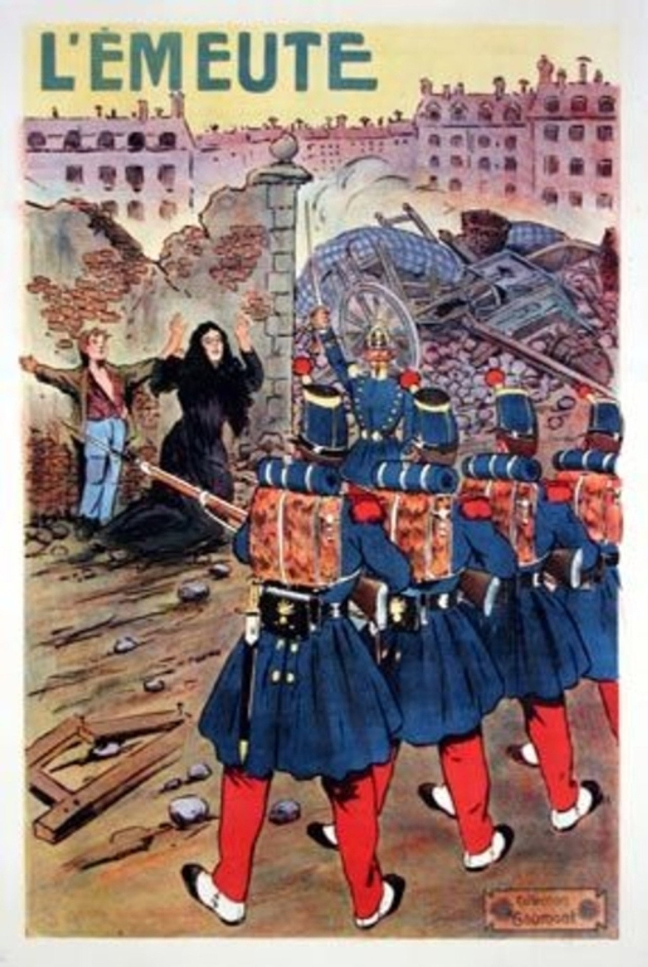 Sur la barricade filmaffisch