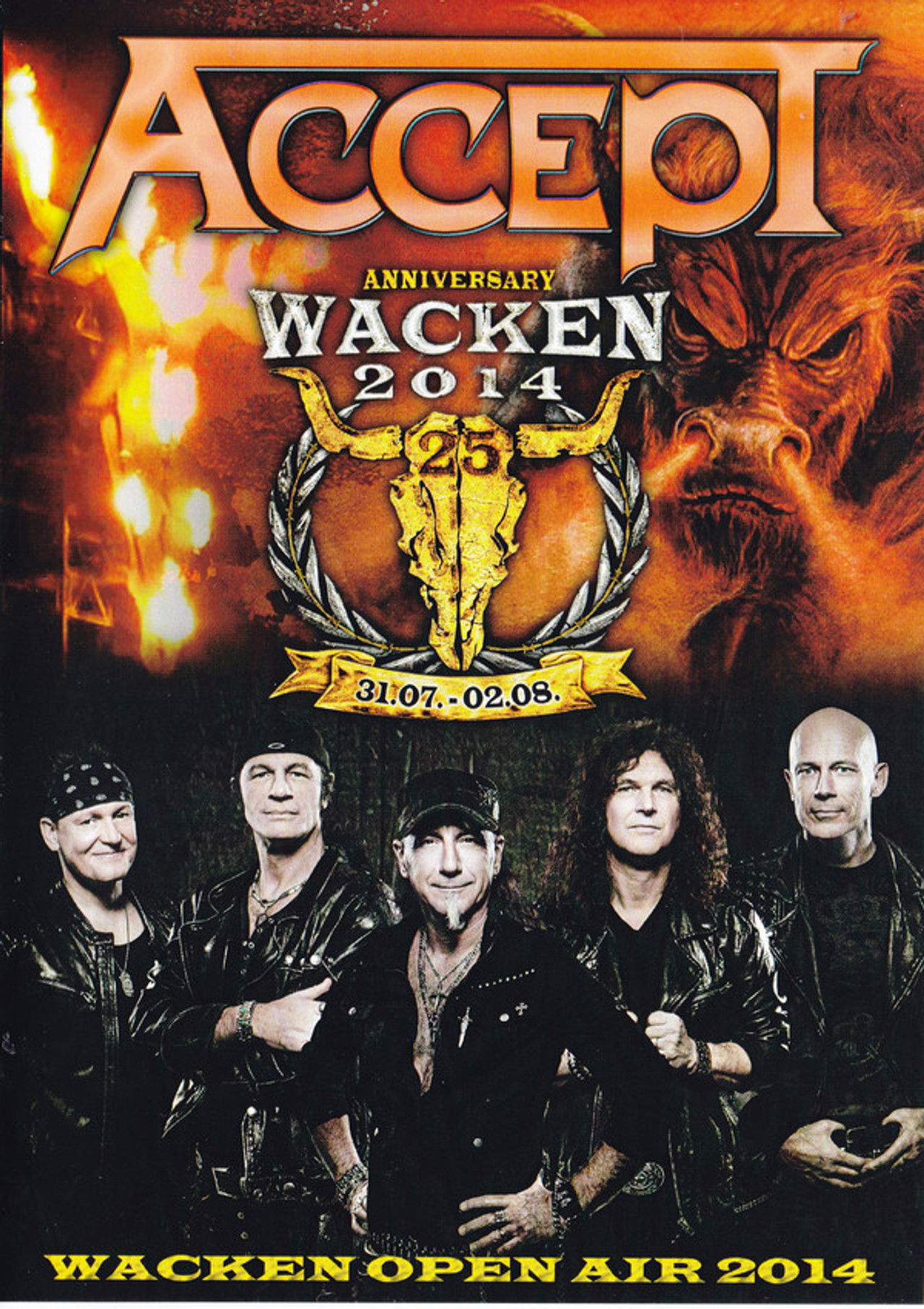 Accept: [2014] Wacken Open Air Backdrop